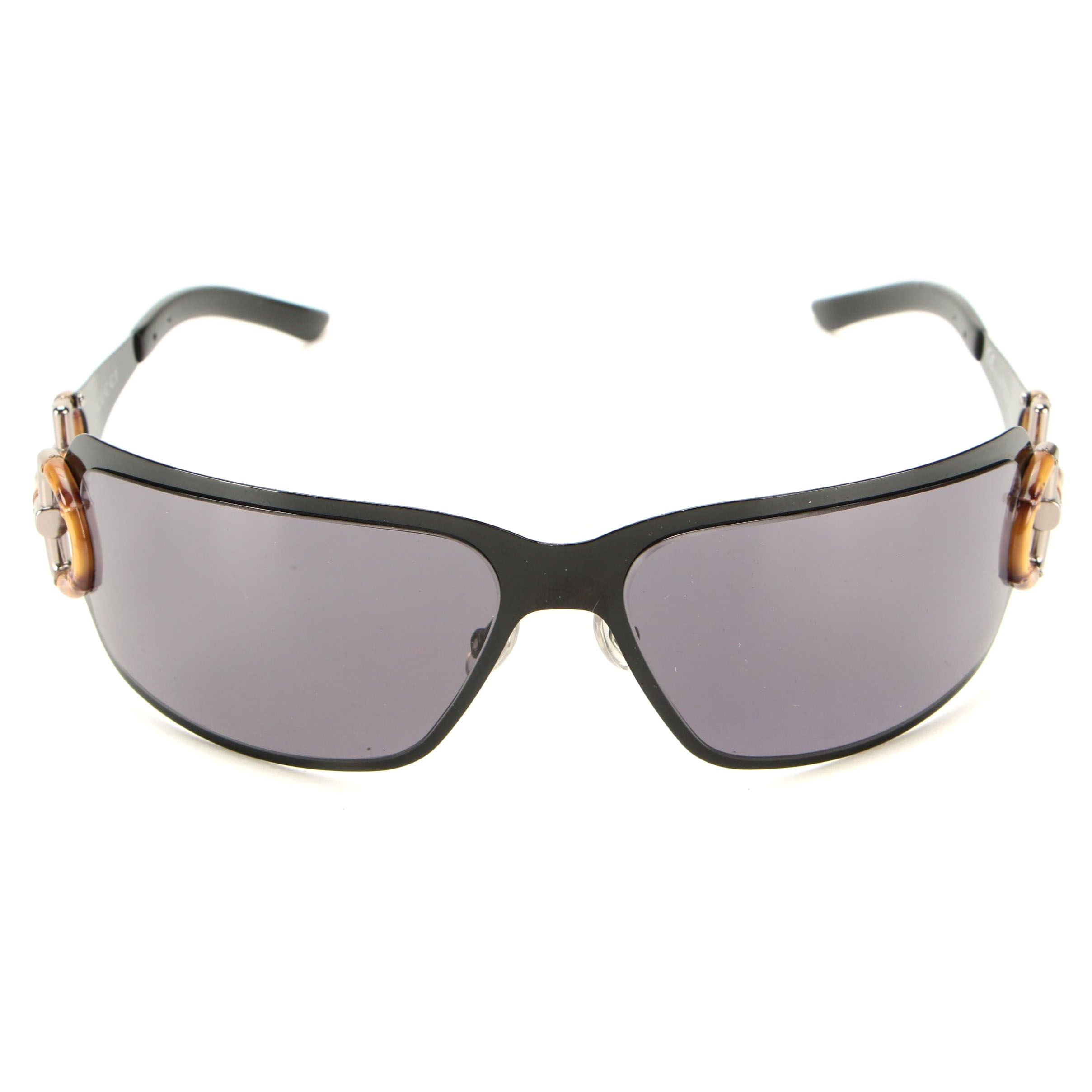 Gucci GG2796 Resin Bamboo Horsebit Sunglasses with Case