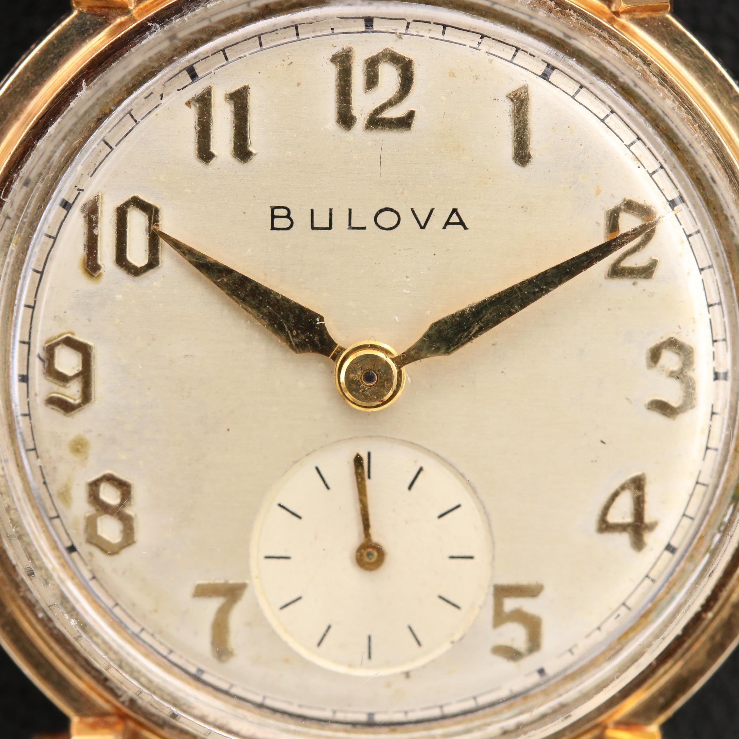 1946 Bulova His Excellency "AA" 10K Gold Filled Stem Wind Watch
