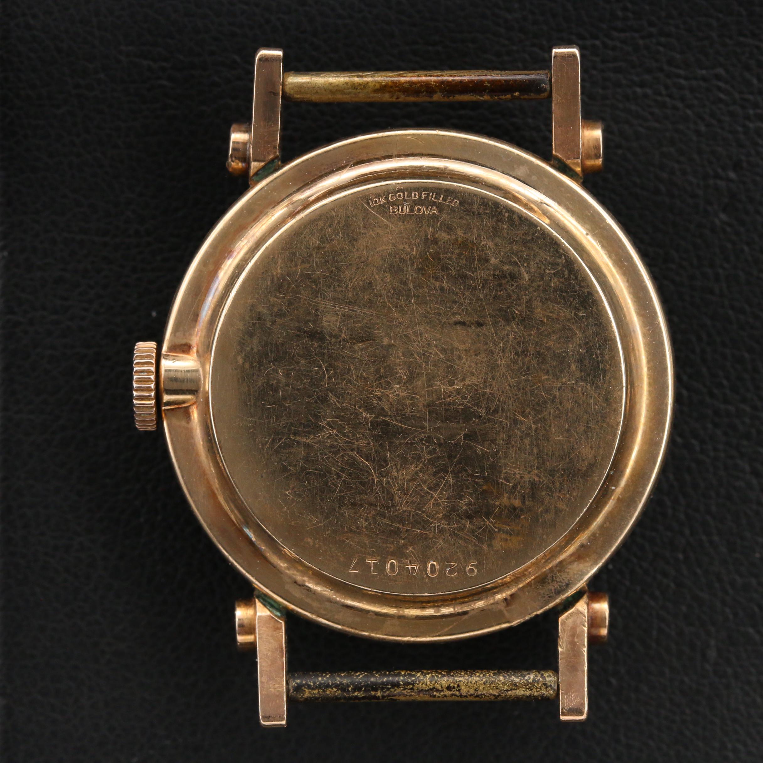 1946 Bulova His Excellency "AA" 10K Gold Filled Stem Wind Watch