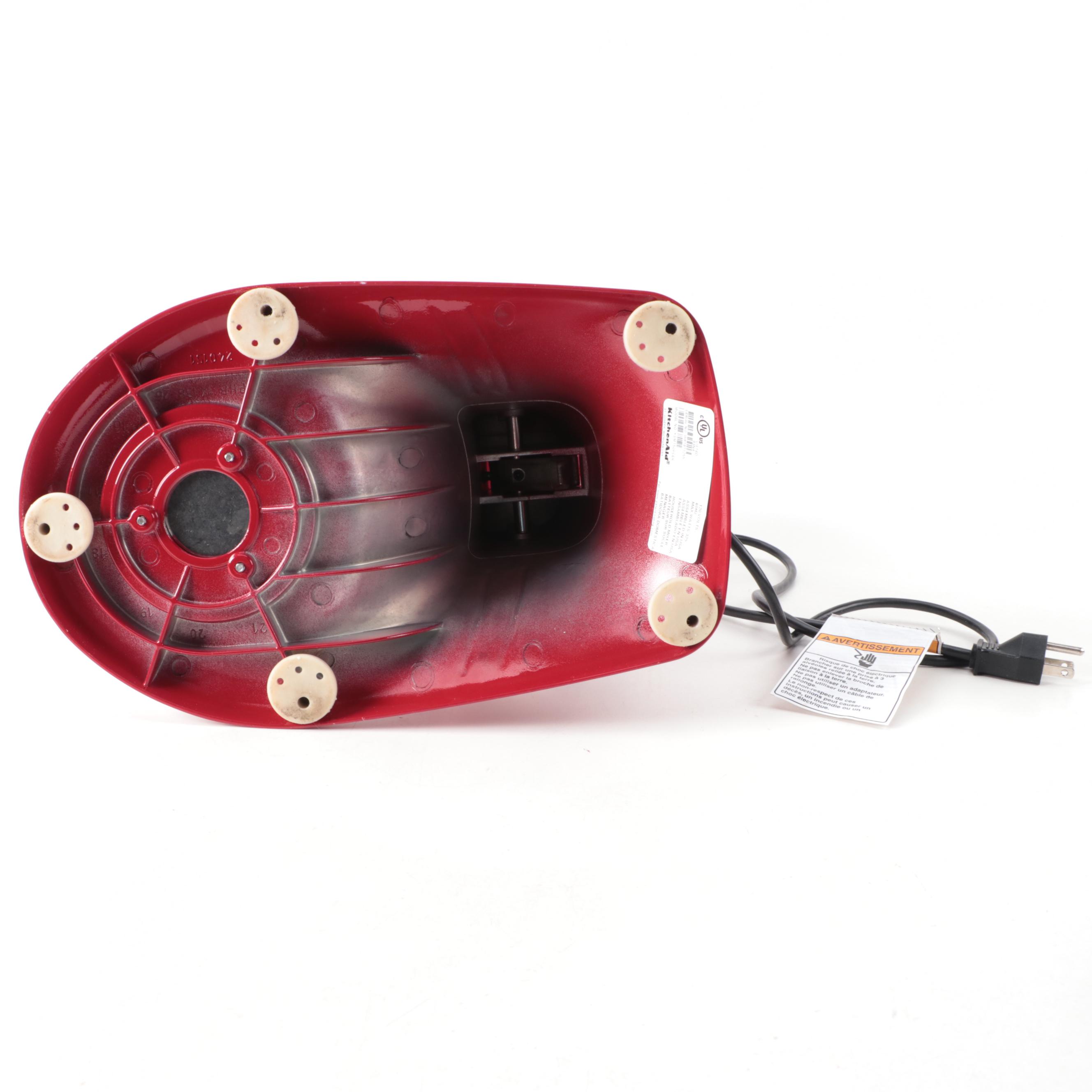 Kitchen Aid K45 Series Red Tilt Head Stand Mixer with Accessories