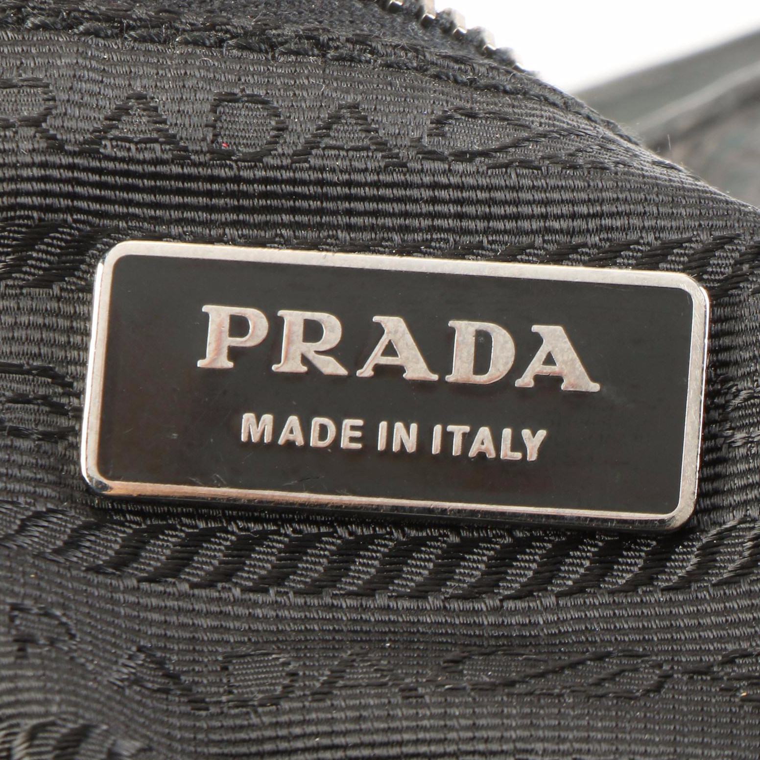 Prada Black Leather Shoulder Bag