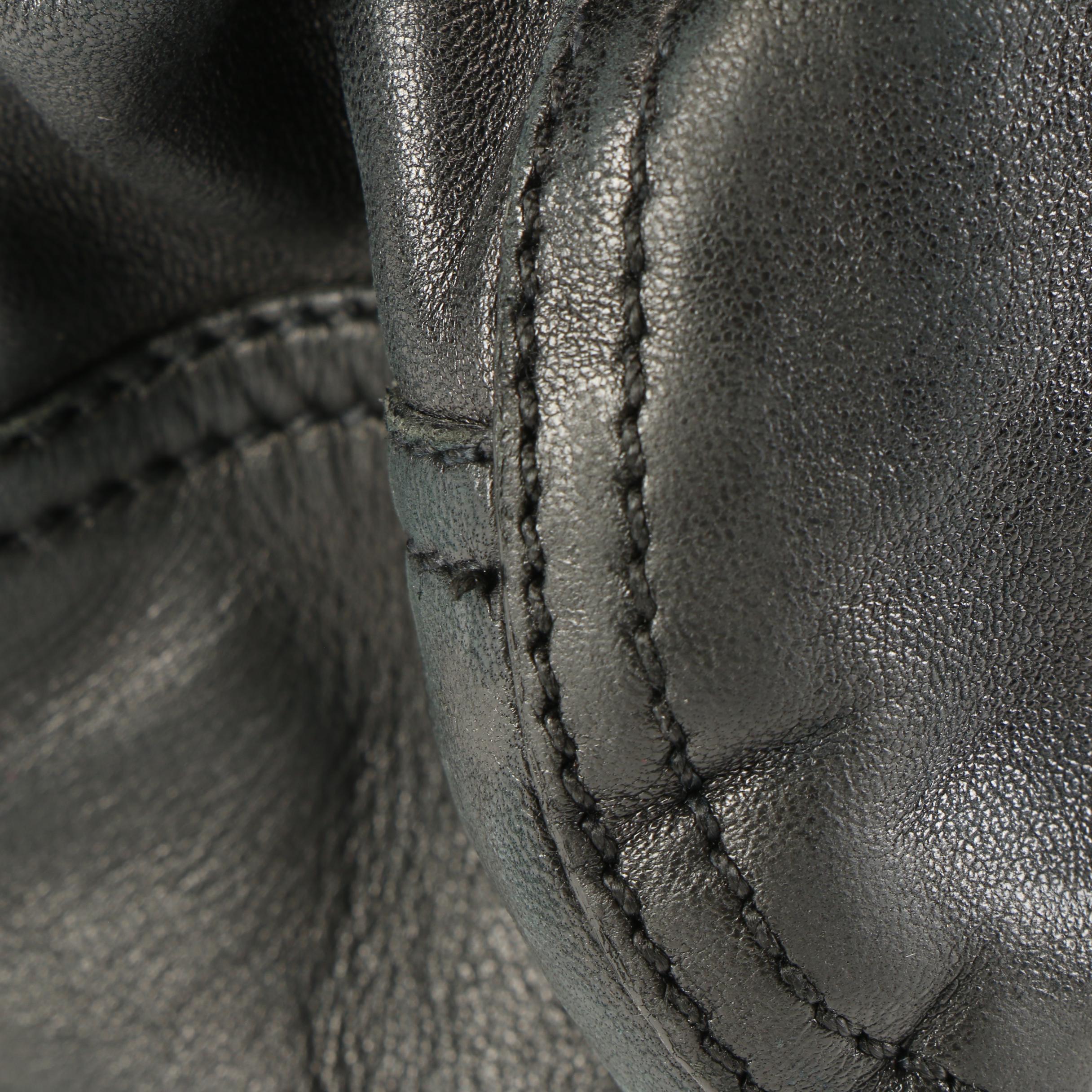 Prada Black Leather Shoulder Bag