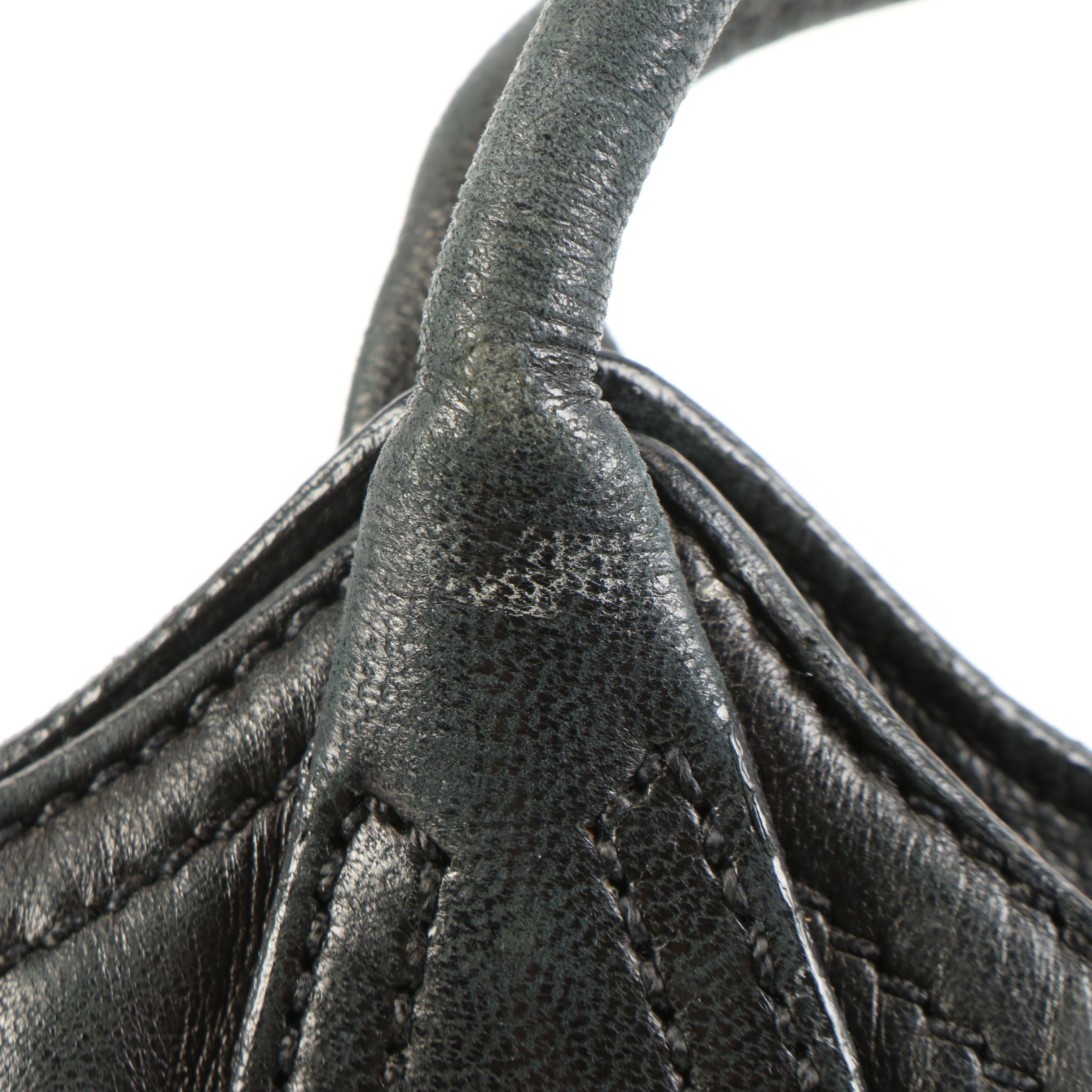 Prada Black Leather Shoulder Bag
