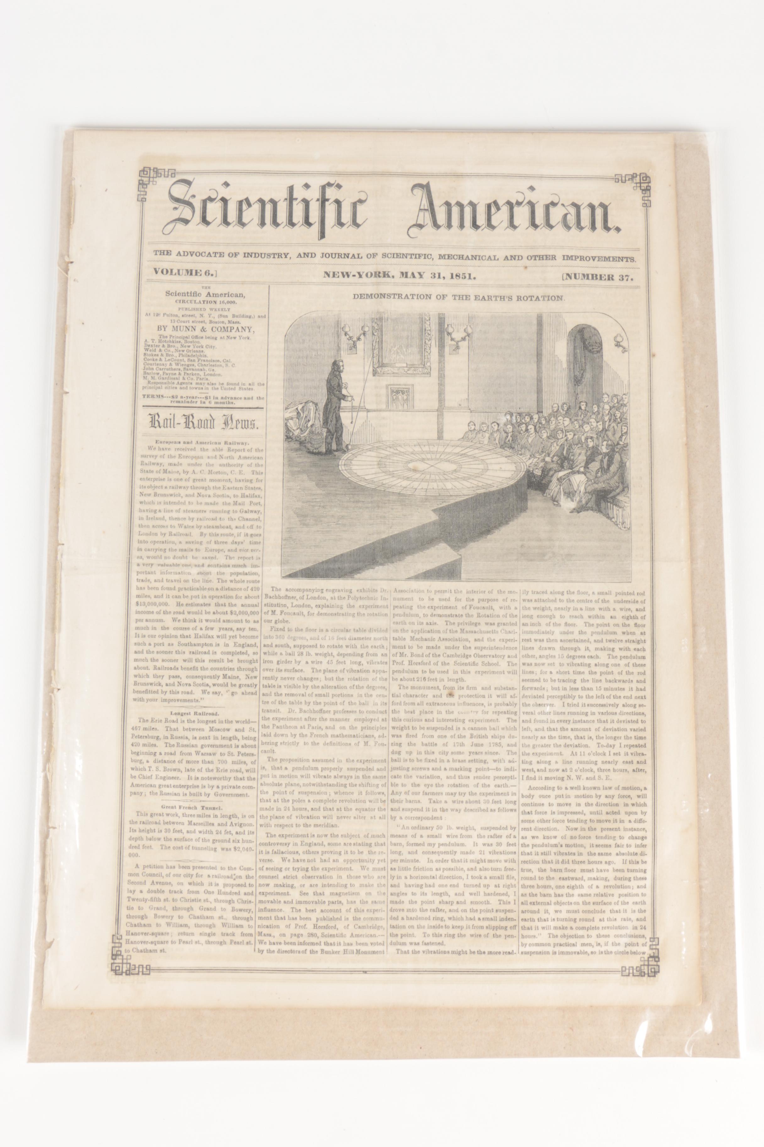 1915 "Scientific American" Magazine 70th Anniversary Issue with Other Issues