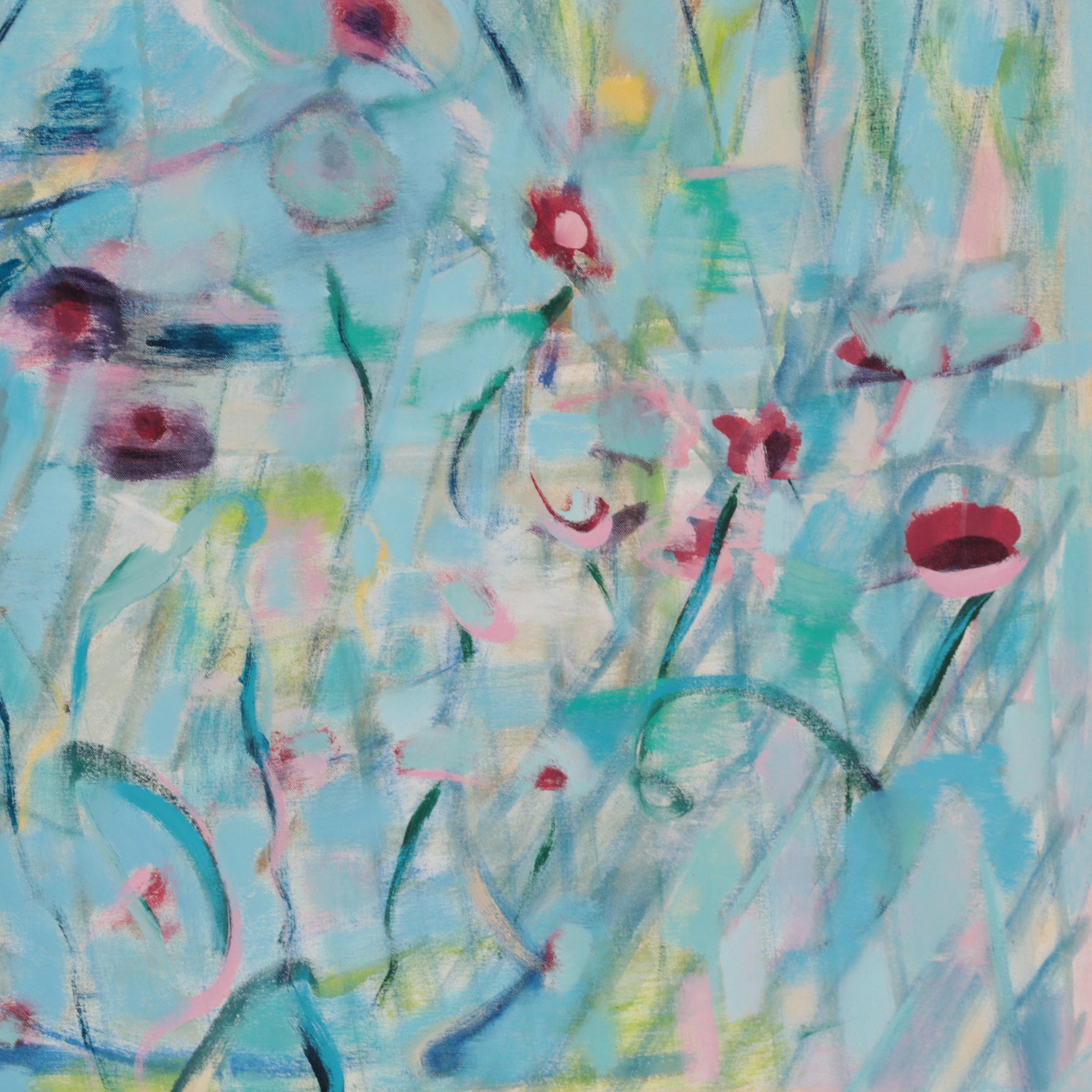 Ronald D. Newman Monumental Abstract Oil Painting