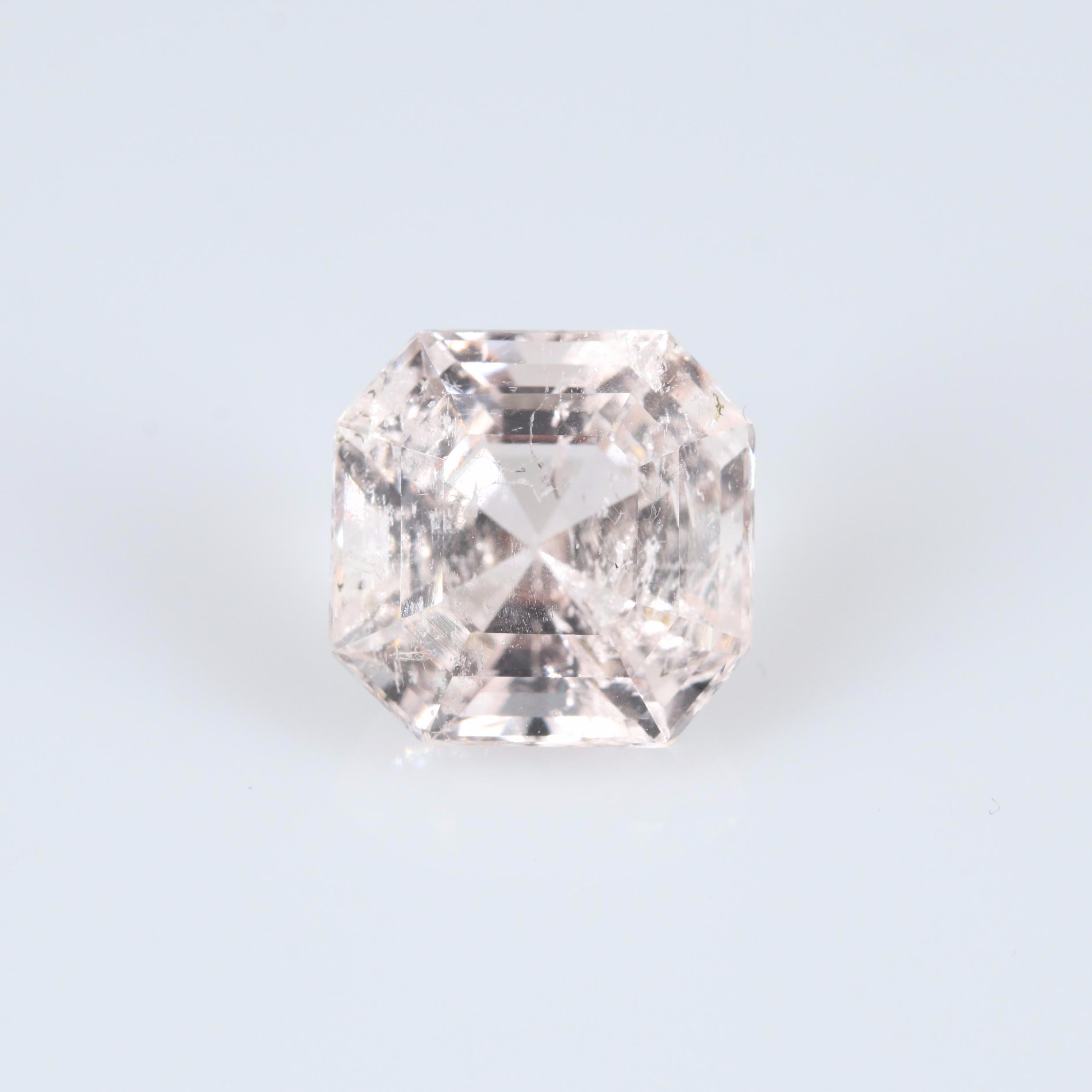 Loose 5.64 CT Octagonal Faceted Morganite