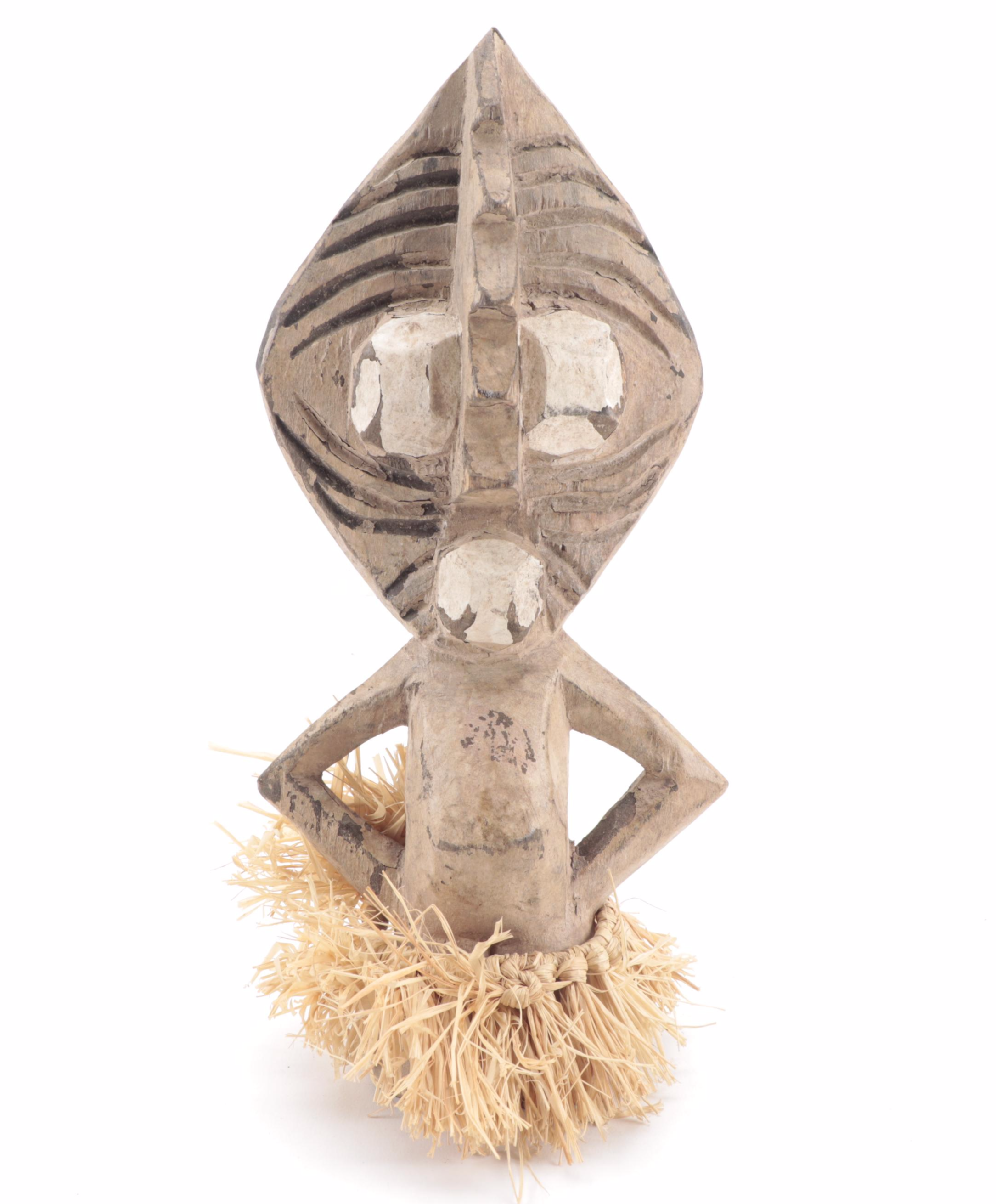 Suku/Yaka Style Cups and Papuan Inspired Figure