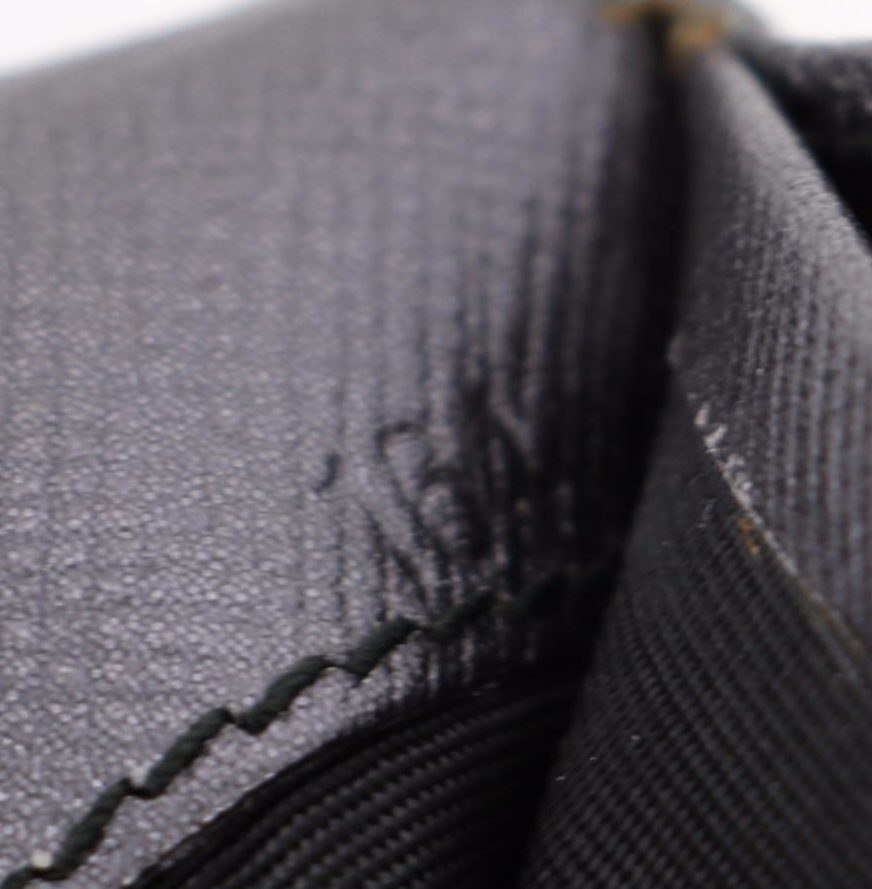 Prada Continental Wallet in Tessuto Nylon and Metallic Saffiano Leather with Box