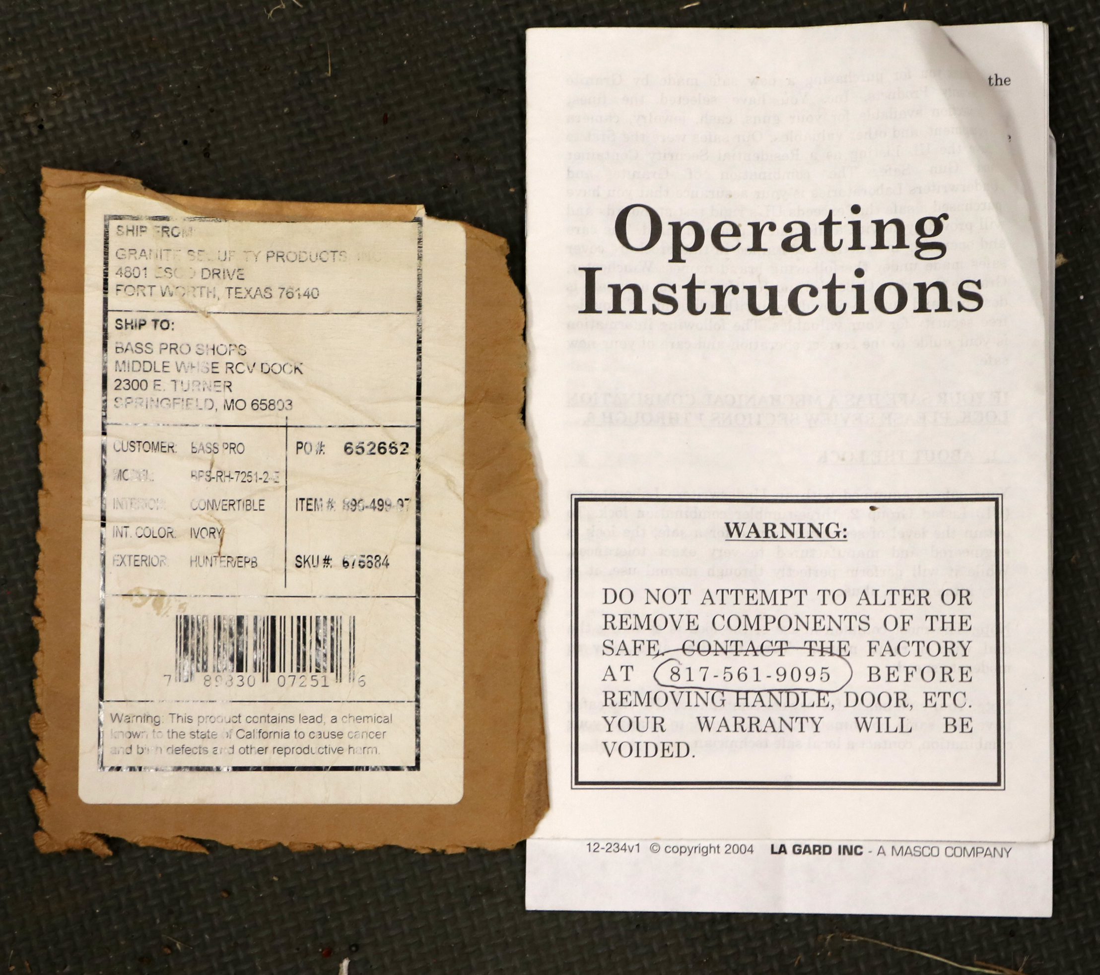 RedHead 9L60 Fire-Resistant Long Gun Safe with La Gard Digital Electronic Lock