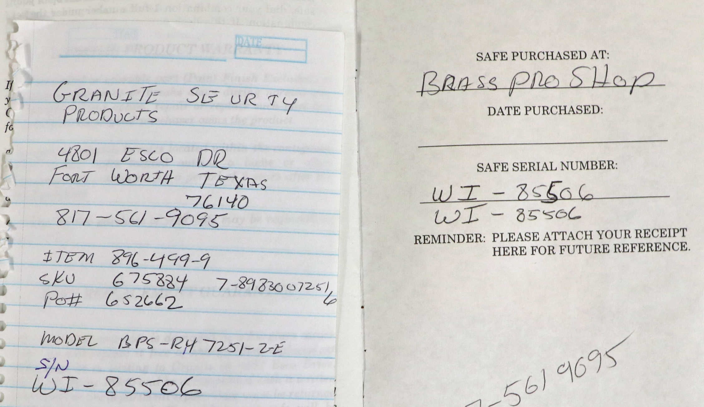 RedHead 9L60 Fire-Resistant Long Gun Safe with La Gard Digital Electronic Lock