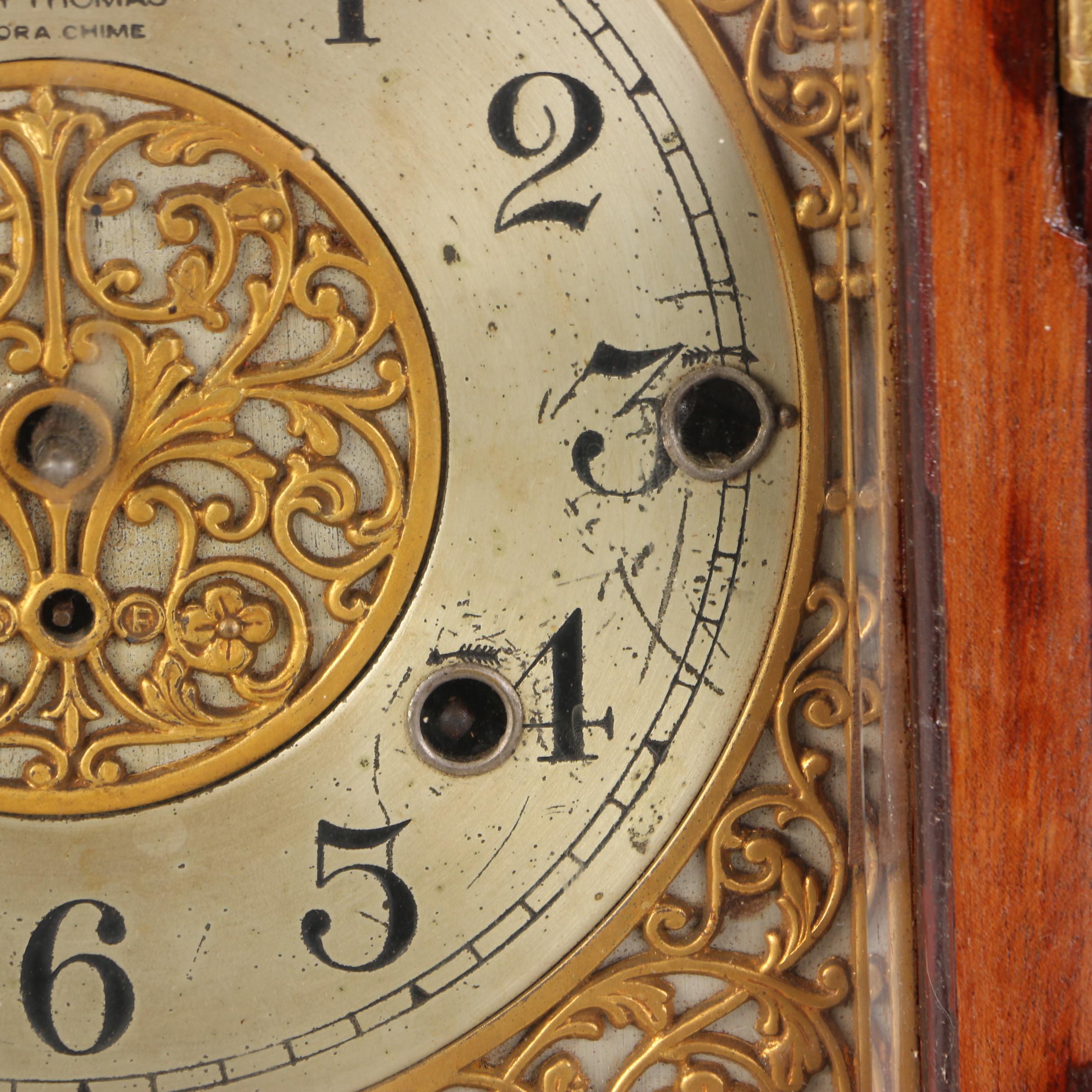 Seth Thomas Clock Co. Mahogany Mantle Clock, Early 20th Century