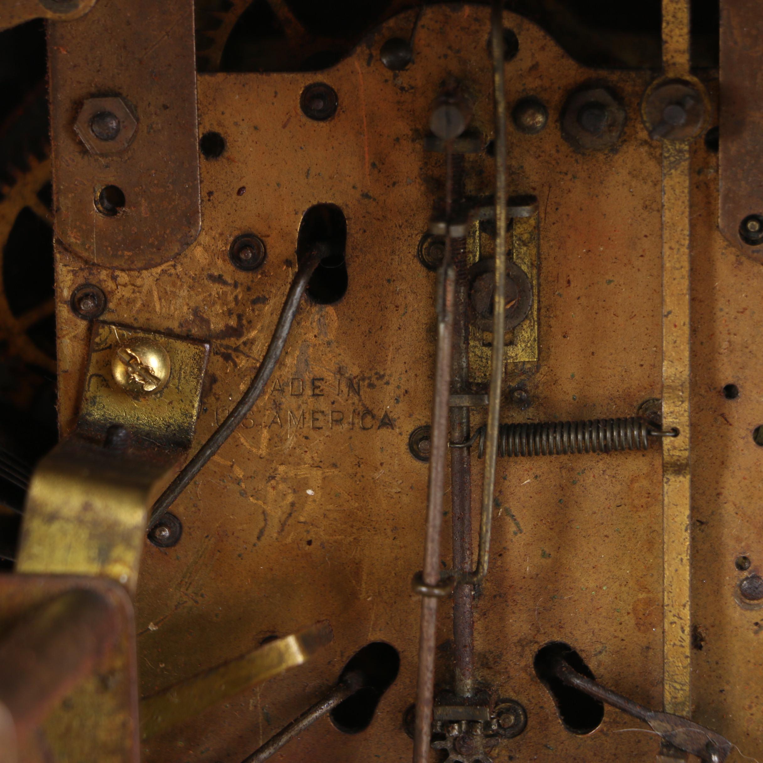 Seth Thomas Clock Co. Mahogany Mantle Clock, Early 20th Century