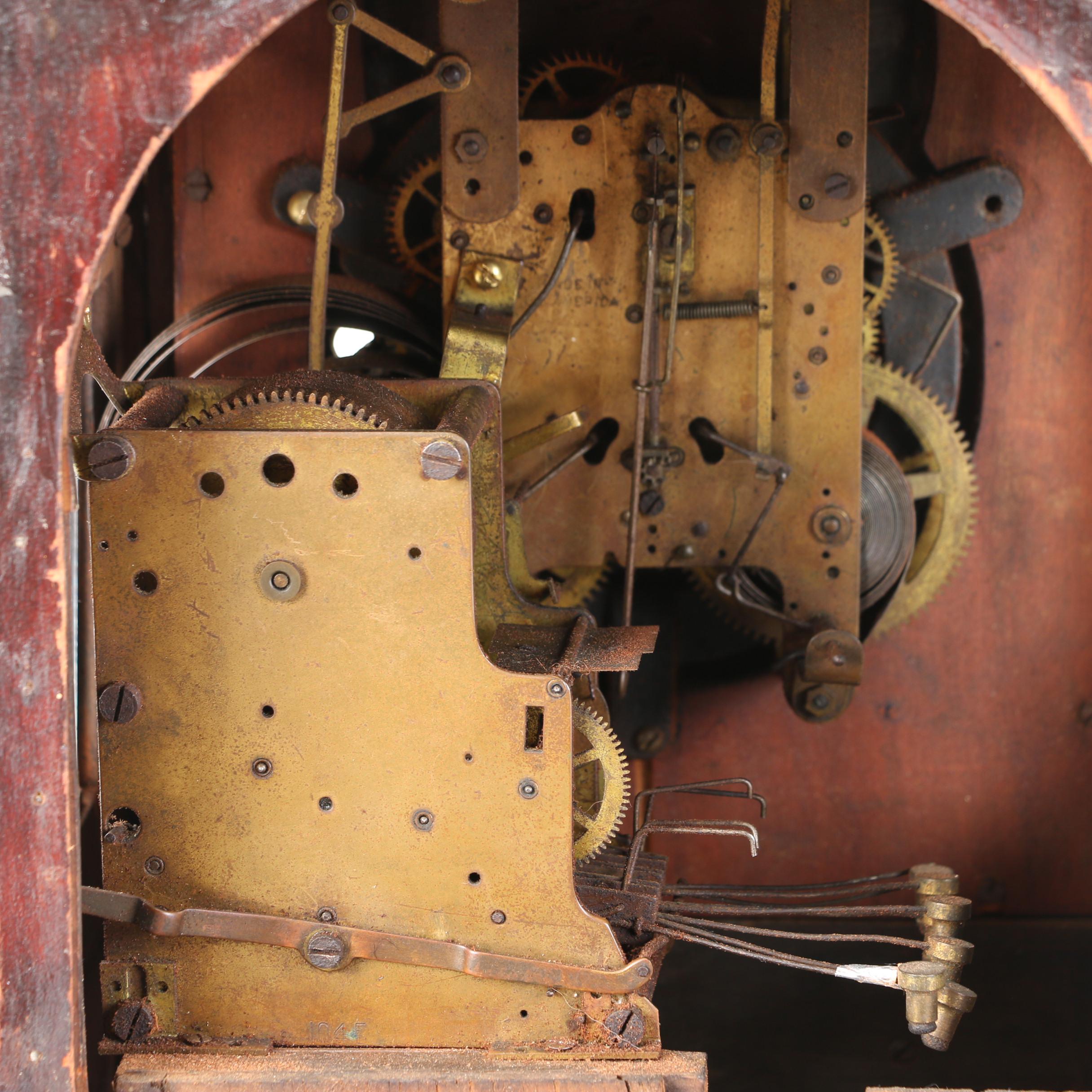Seth Thomas Clock Co. Mahogany Mantle Clock, Early 20th Century