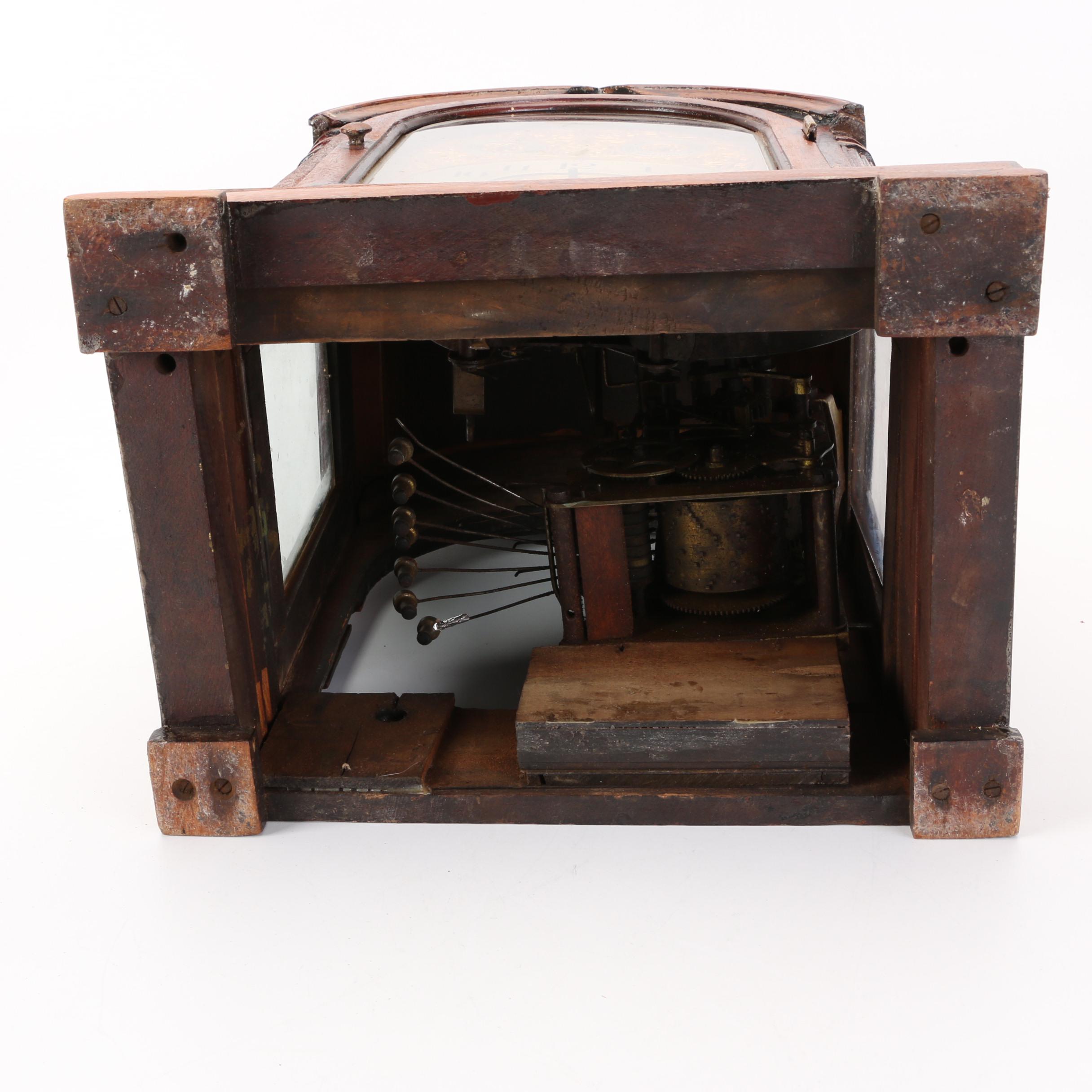 Seth Thomas Clock Co. Mahogany Mantle Clock, Early 20th Century