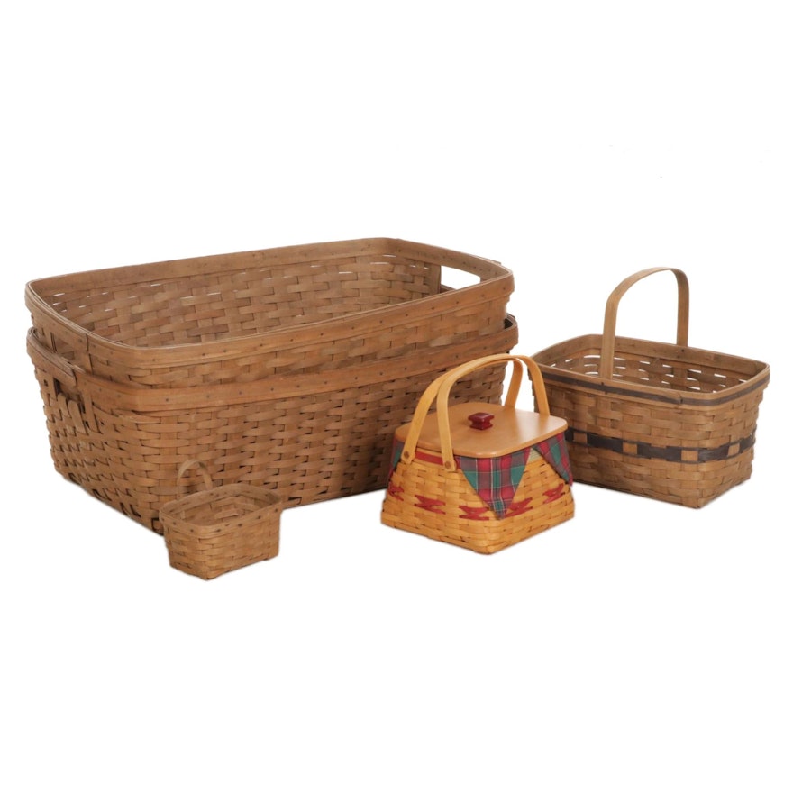 Longaberger "Christmas Collection" and Other Handwoven Baskets
