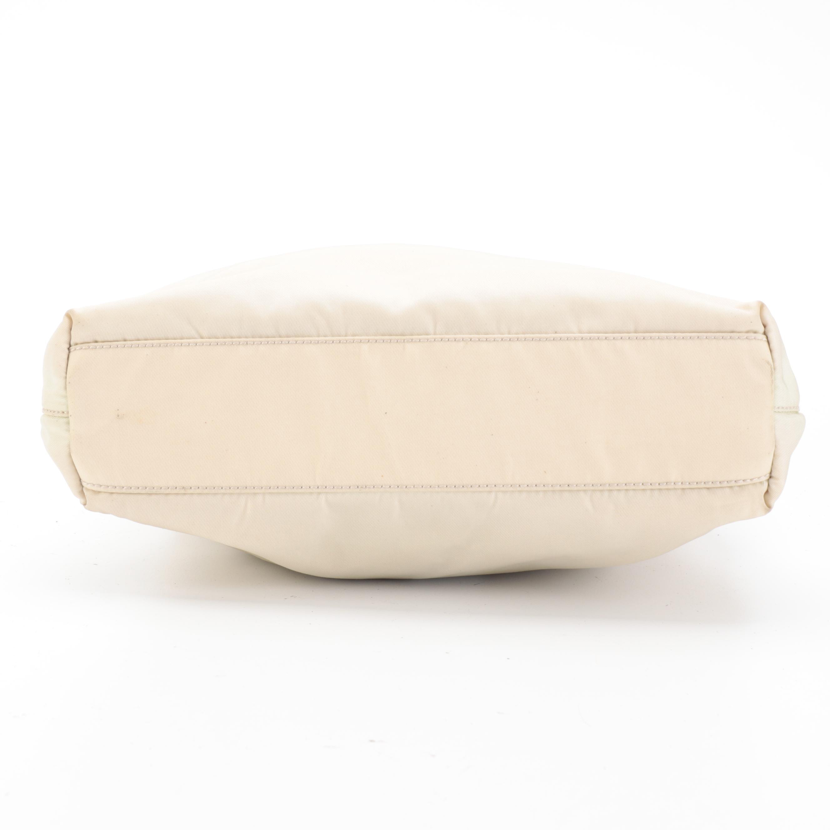 Prada Light Beige Nylon Handbag