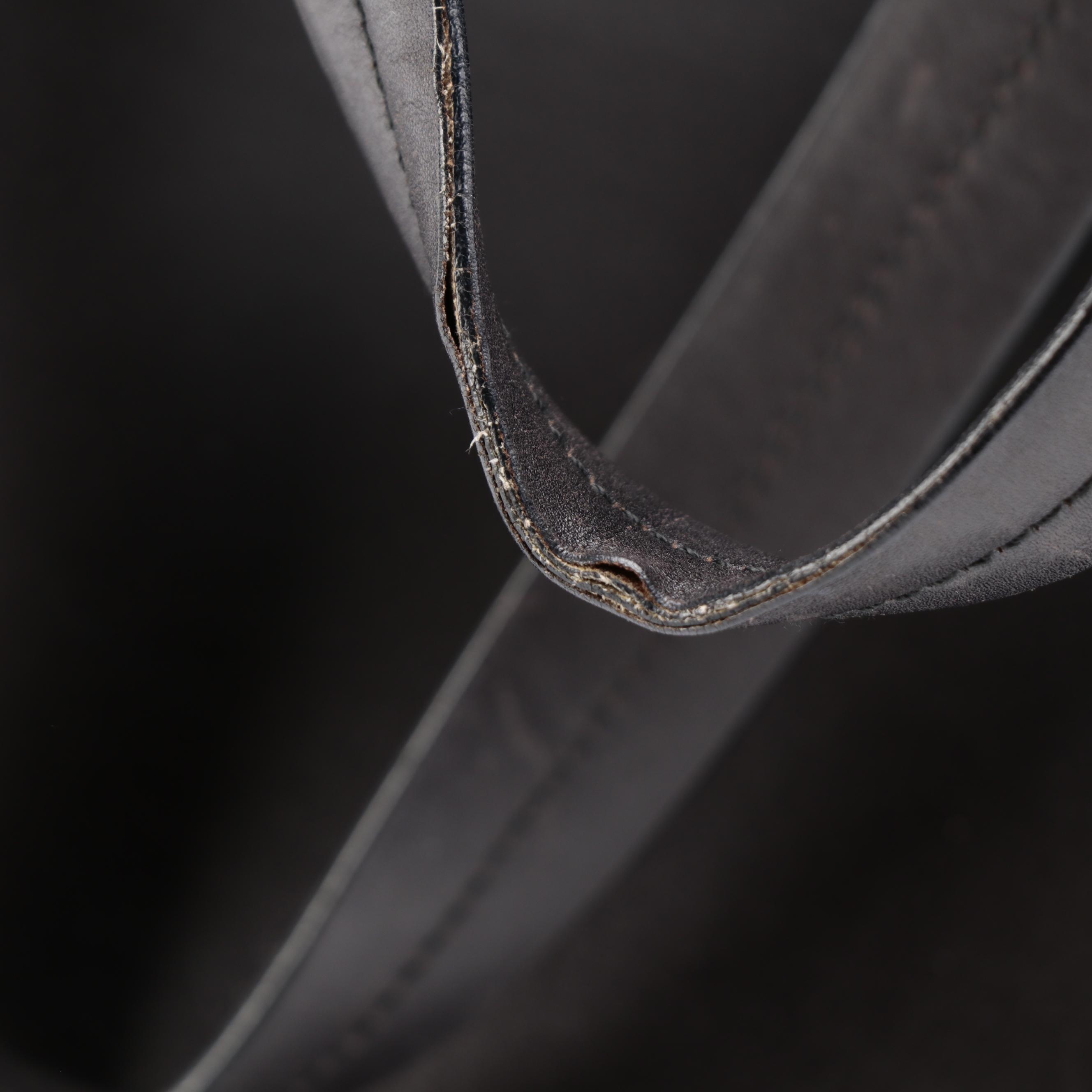 Prada Top Handle Bag in Vitello and Gomma Ebano Leather With Padlock and Key