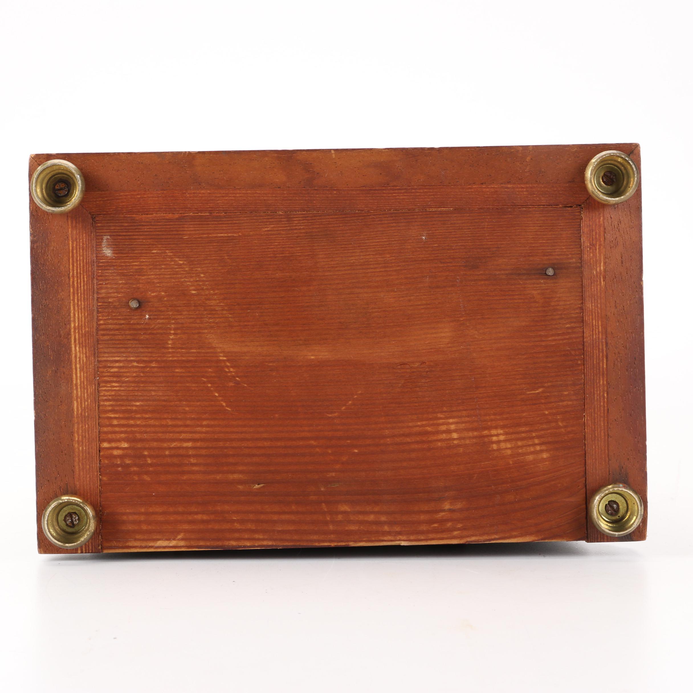 Hamburg American Clock Company Mahogany Beehive Mantel Clock