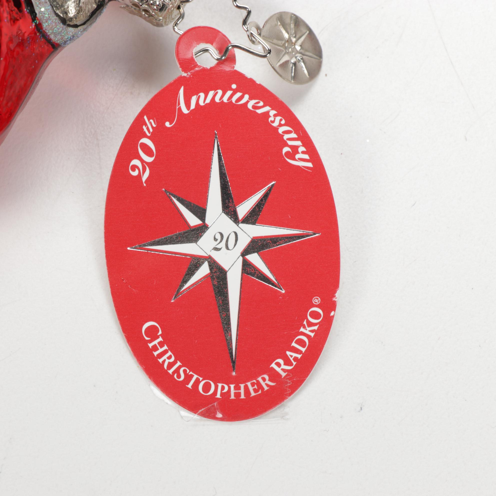 Christopher Radko Ohio State University Ornaments