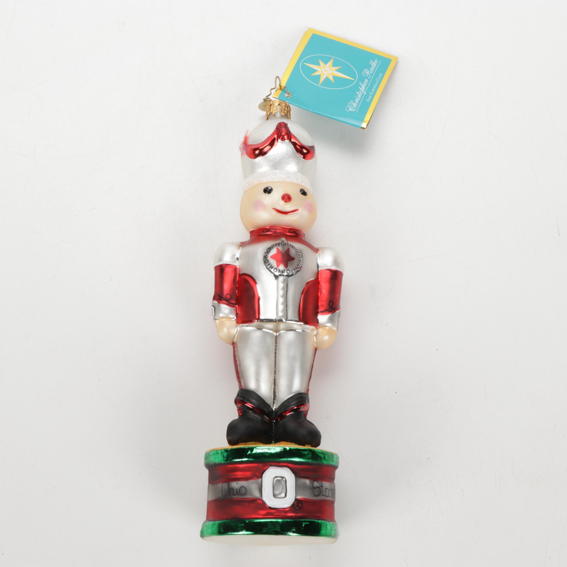 Christopher Radko Ohio State University Ornaments