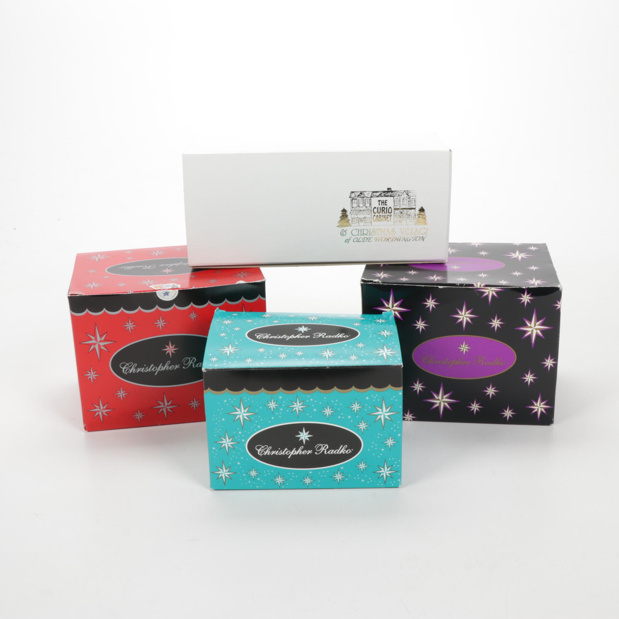 Christopher Radko Ohio State University Ornaments