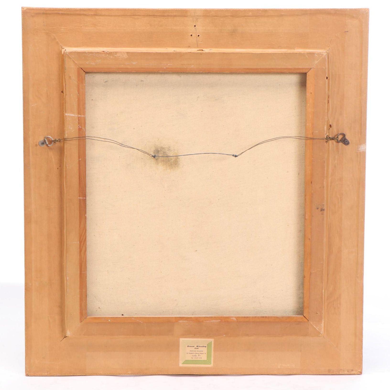 James Martin Abstract Oil Painting of Cowboy, 1978