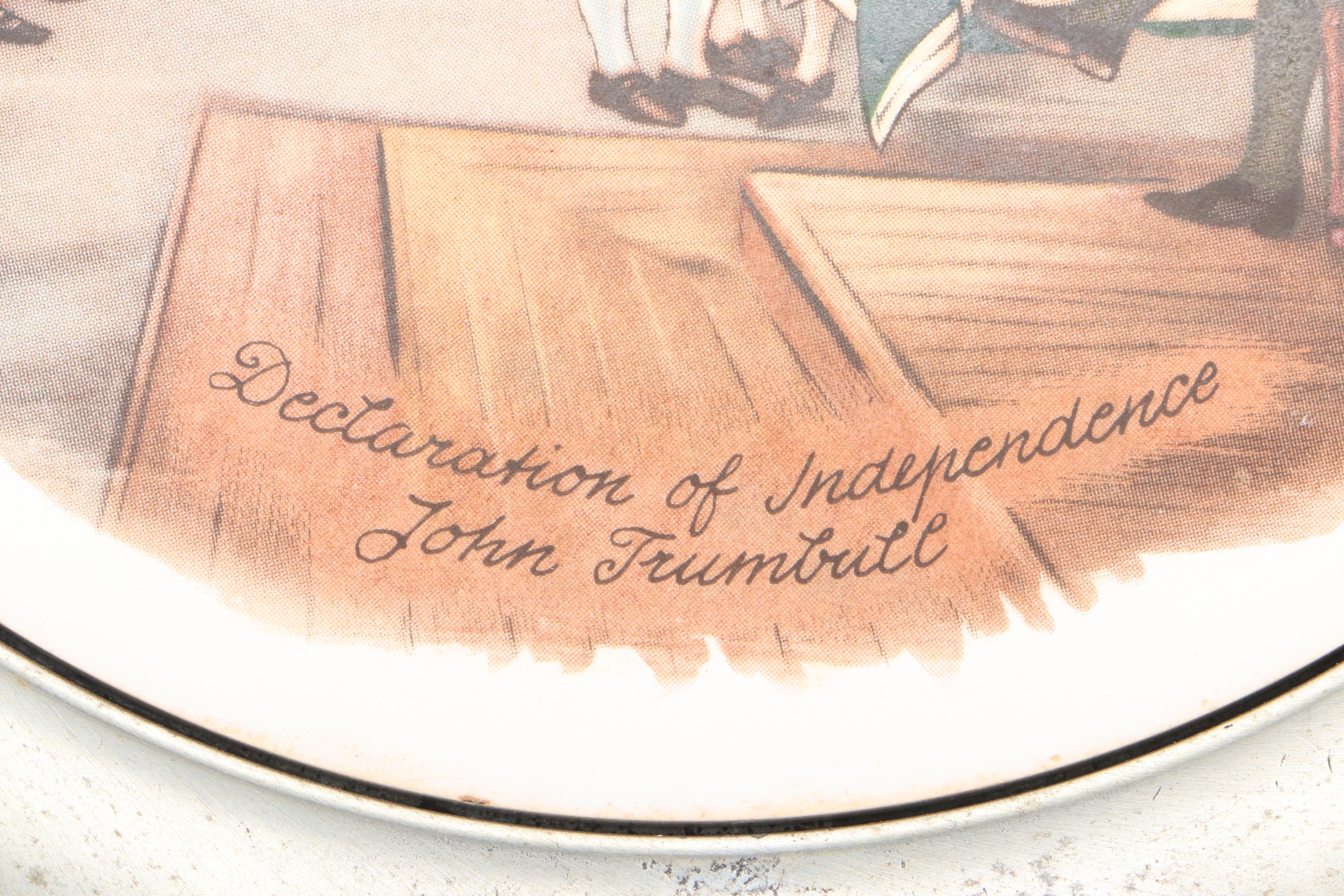 Wilton-Columbia and Other Pewter Collector Plates