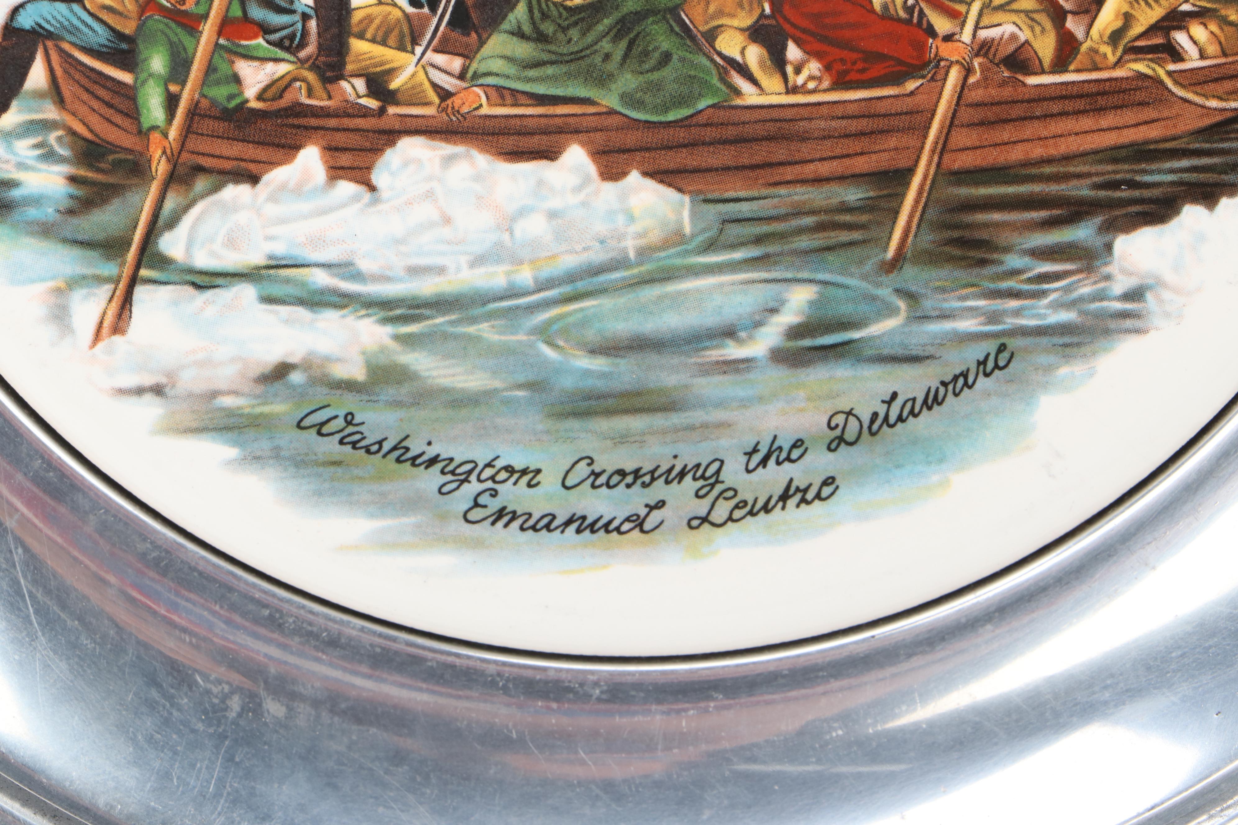 Wilton-Columbia and Other Pewter Collector Plates