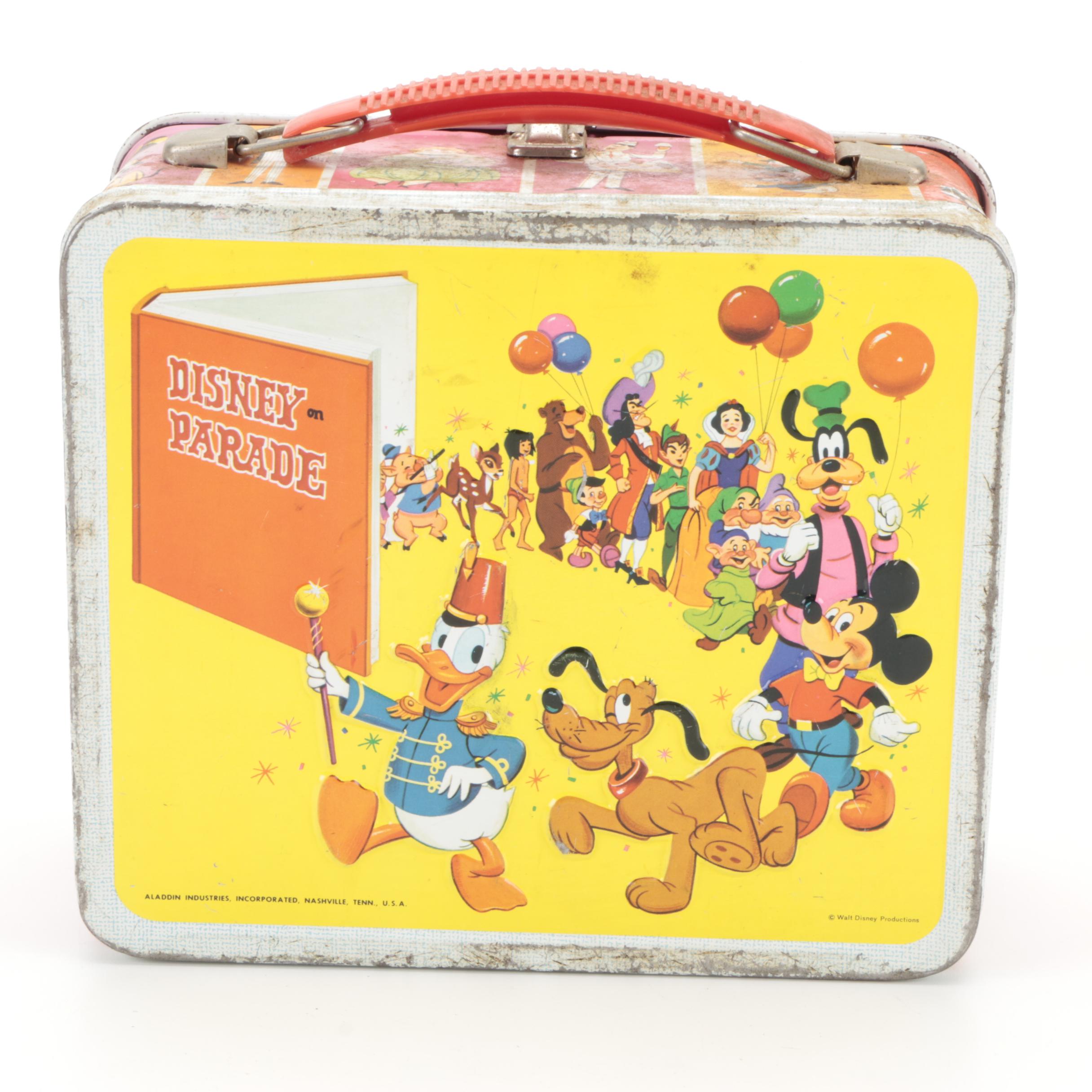 Aladdin Industries "Disney on Parade" Lunchbox, Vintage