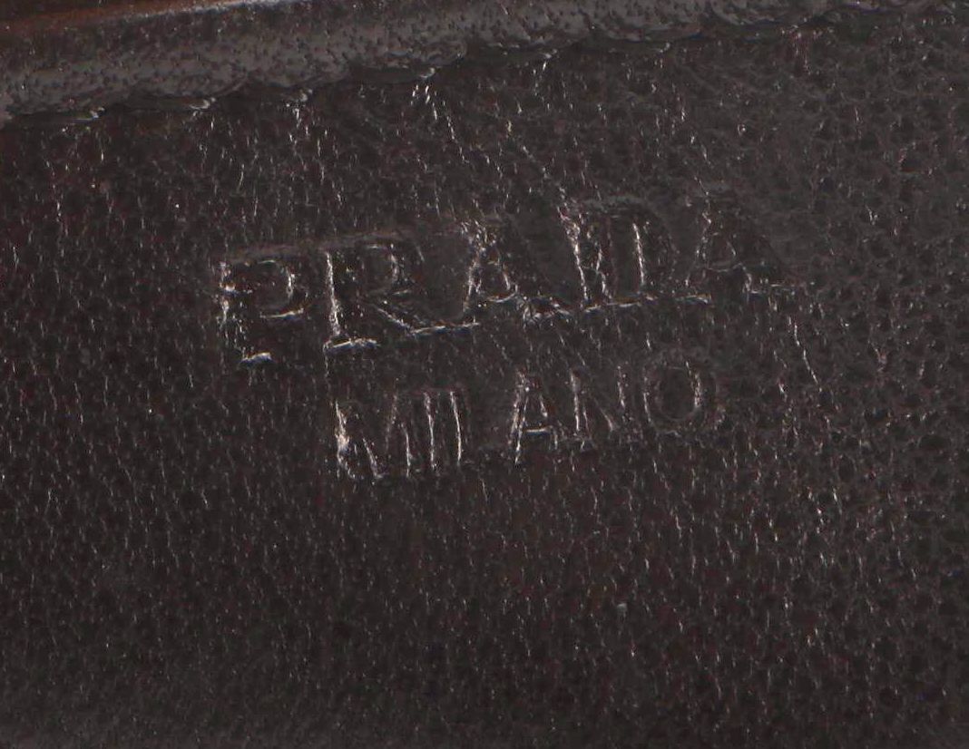 Prada Long Zip Wallet in Black Gaufre Nappa Leather
