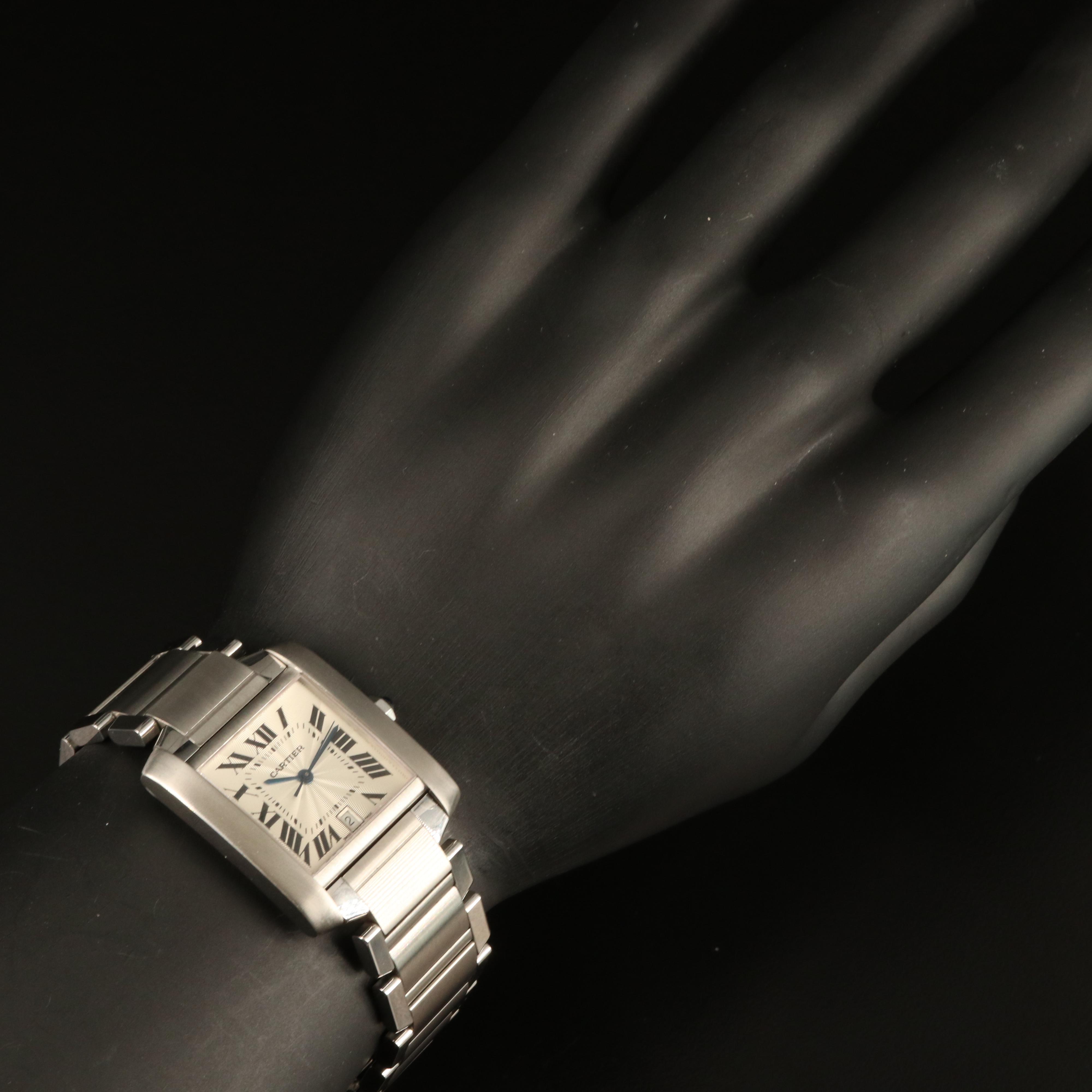 Cartier Tank Francaise Stainless Steel Automatic Watch