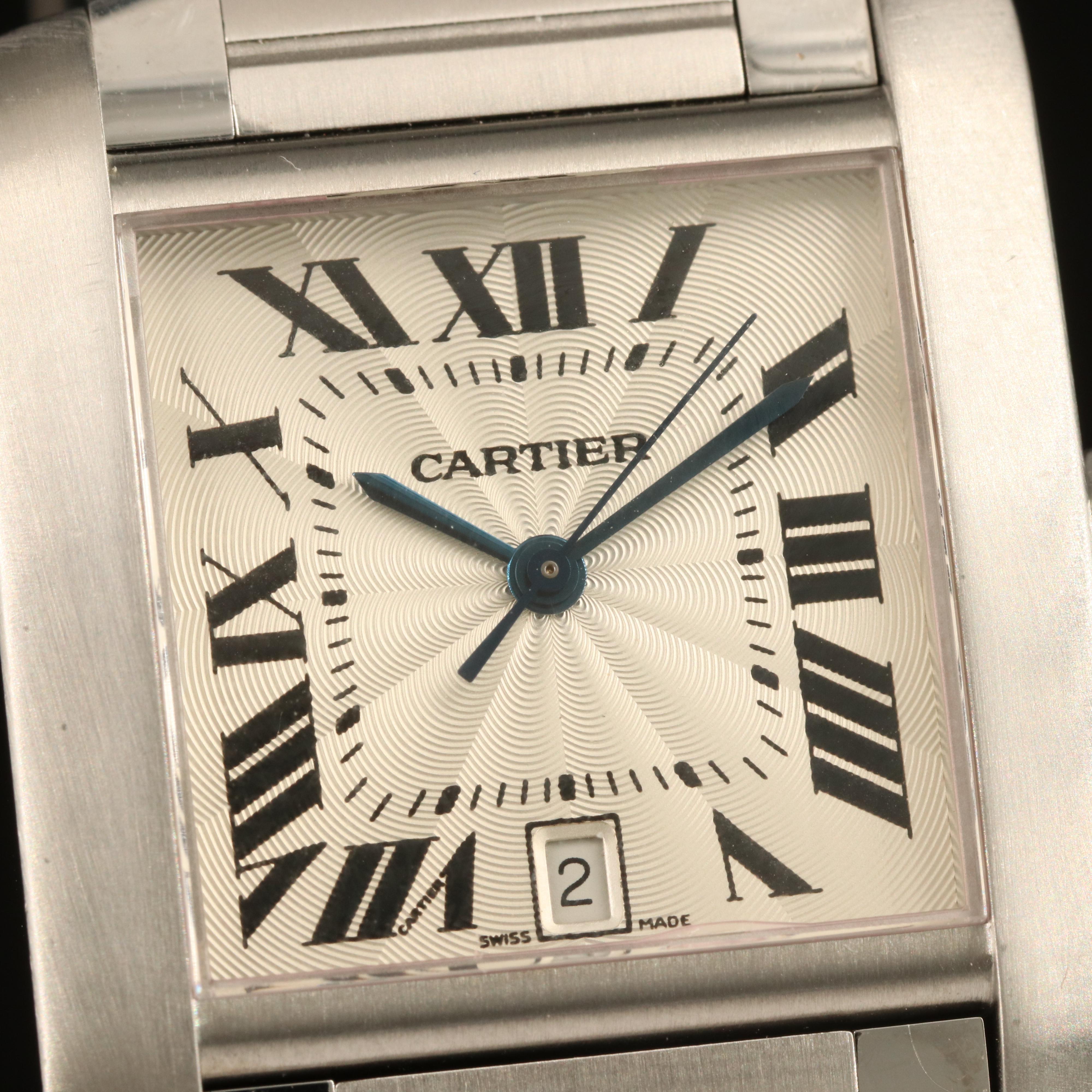 Cartier Tank Francaise Stainless Steel Automatic Watch