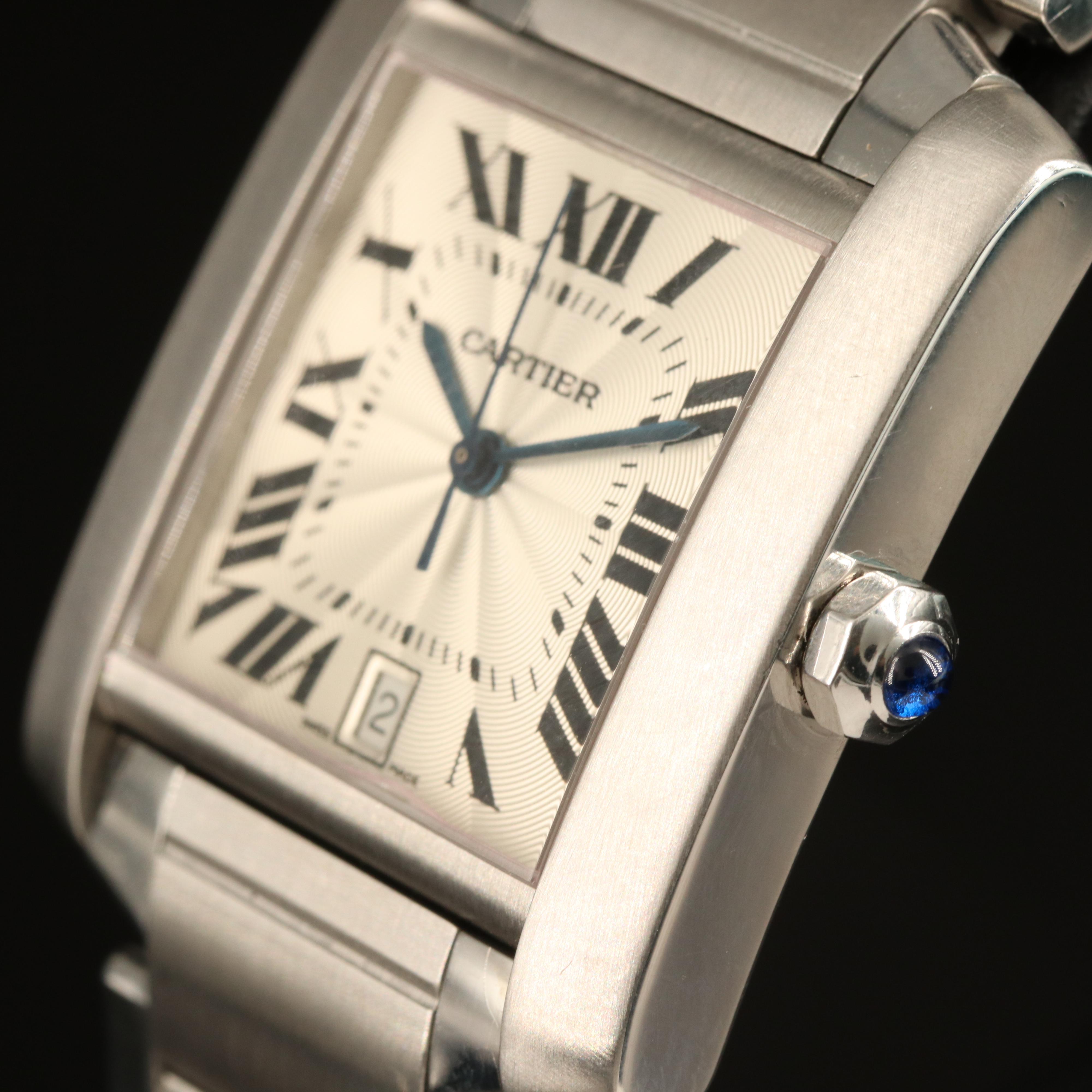 Cartier Tank Francaise Stainless Steel Automatic Watch