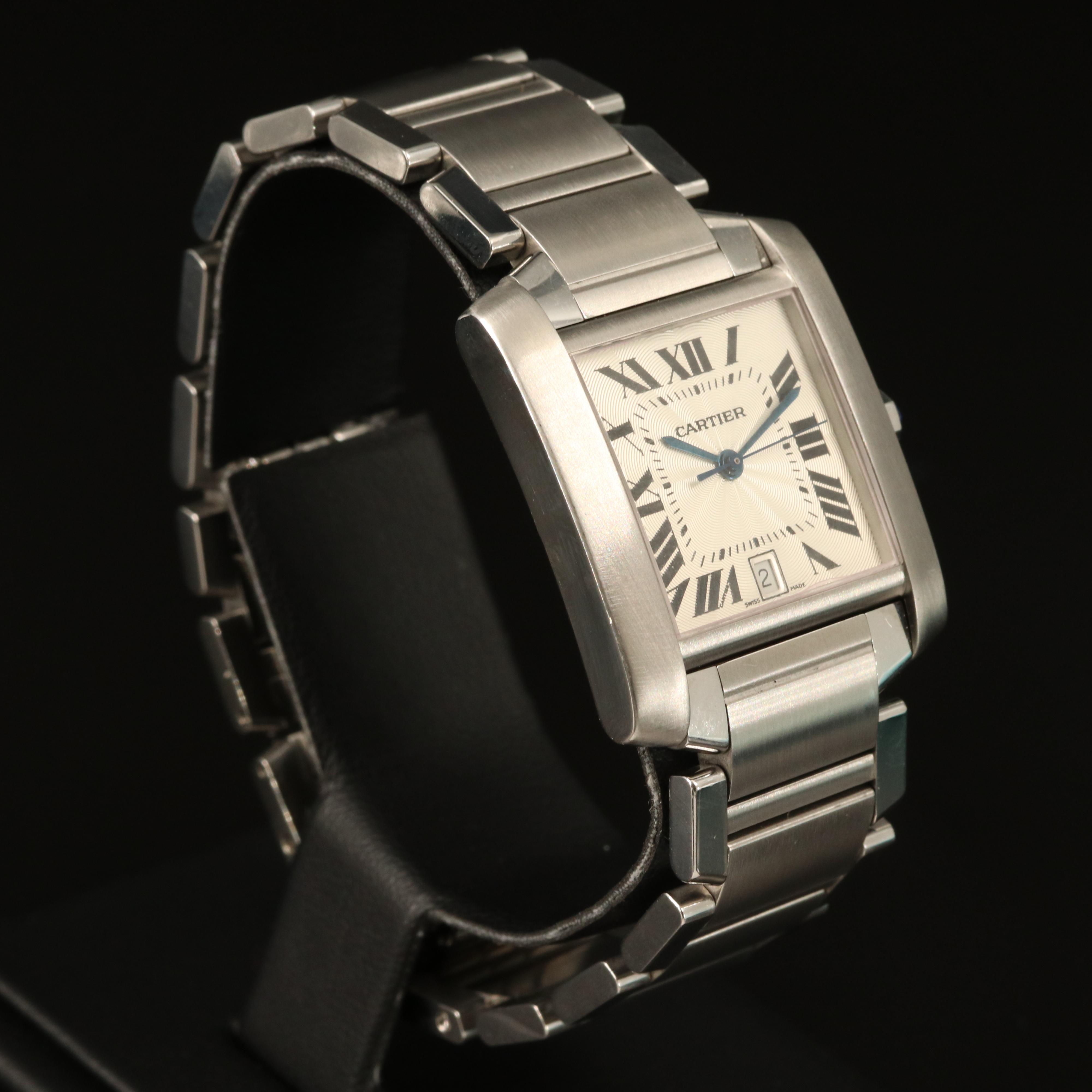 Cartier Tank Francaise Stainless Steel Automatic Watch
