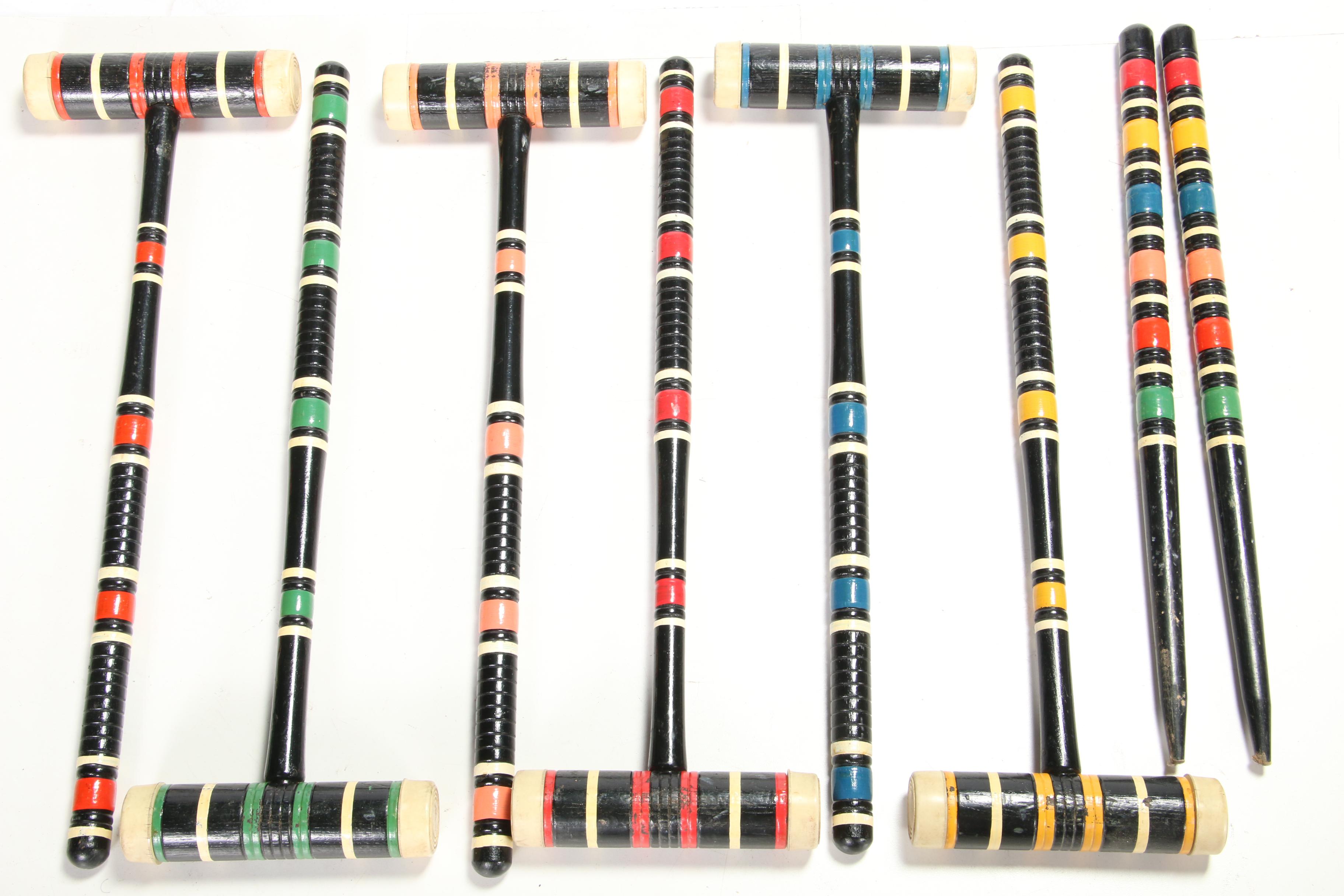 Lawnplay Croquet Set with Rolling Cart