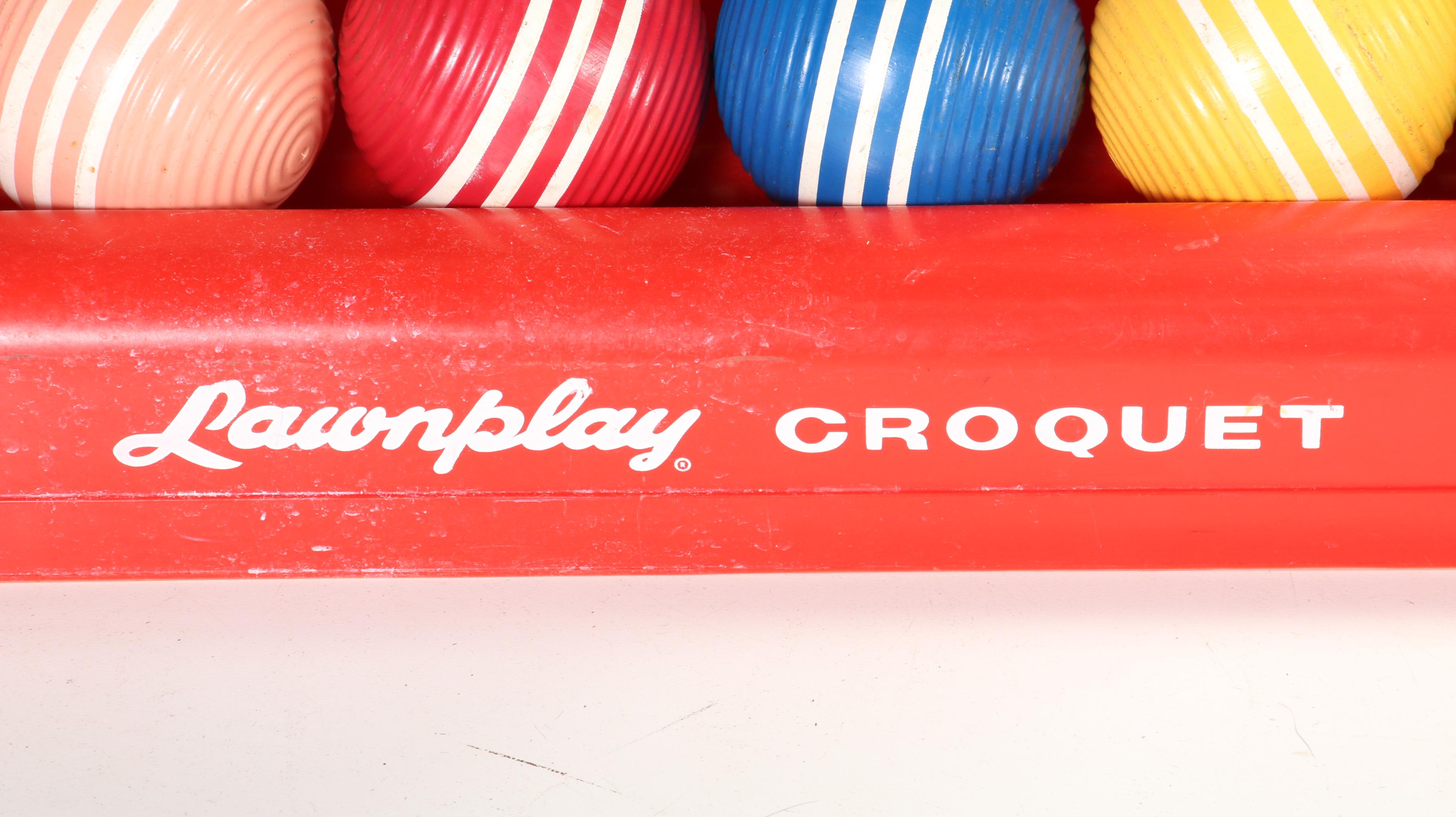 Lawnplay Croquet Set with Rolling Cart