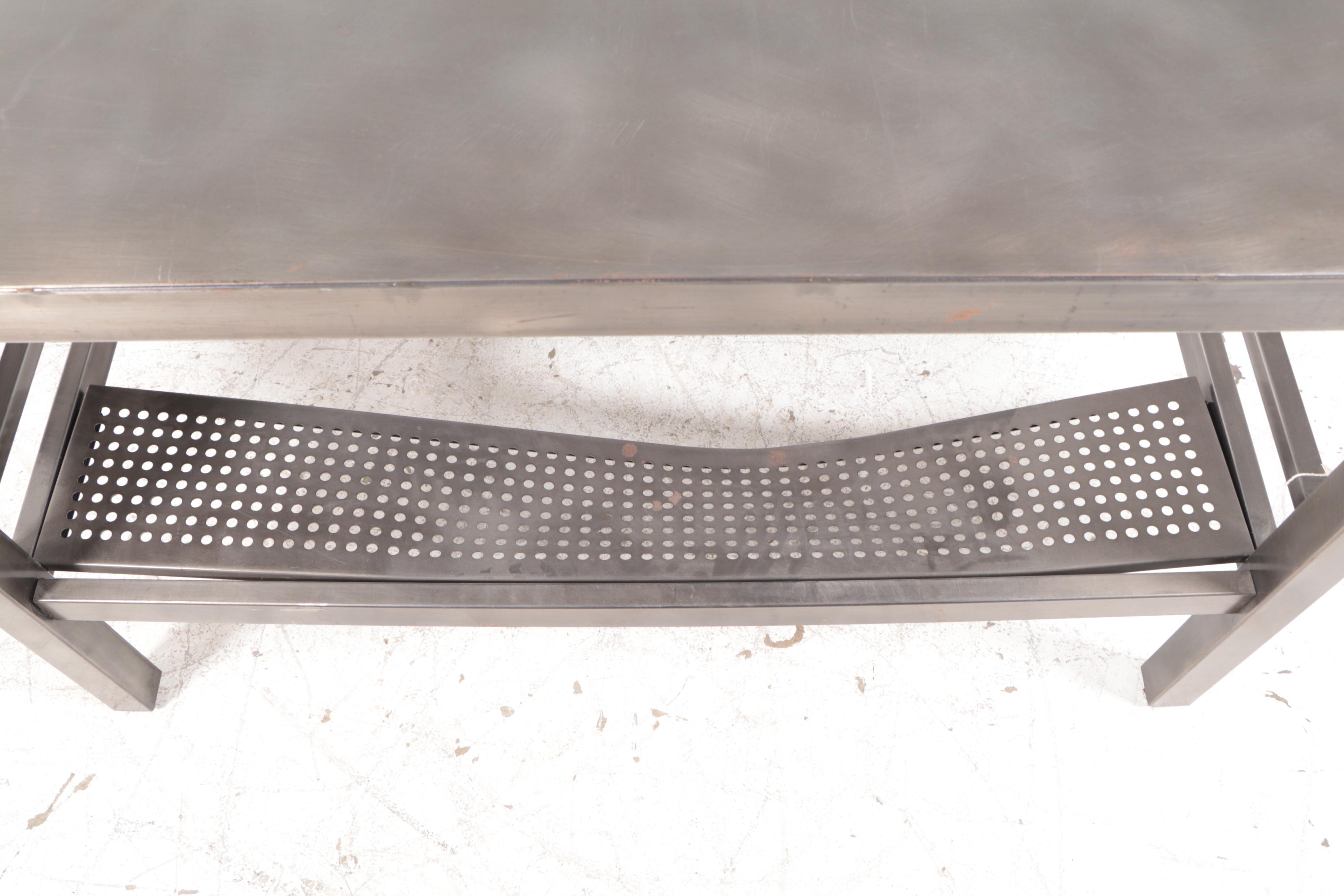 Restoration Hardware "French Factory" Industrial Style Metal Desk