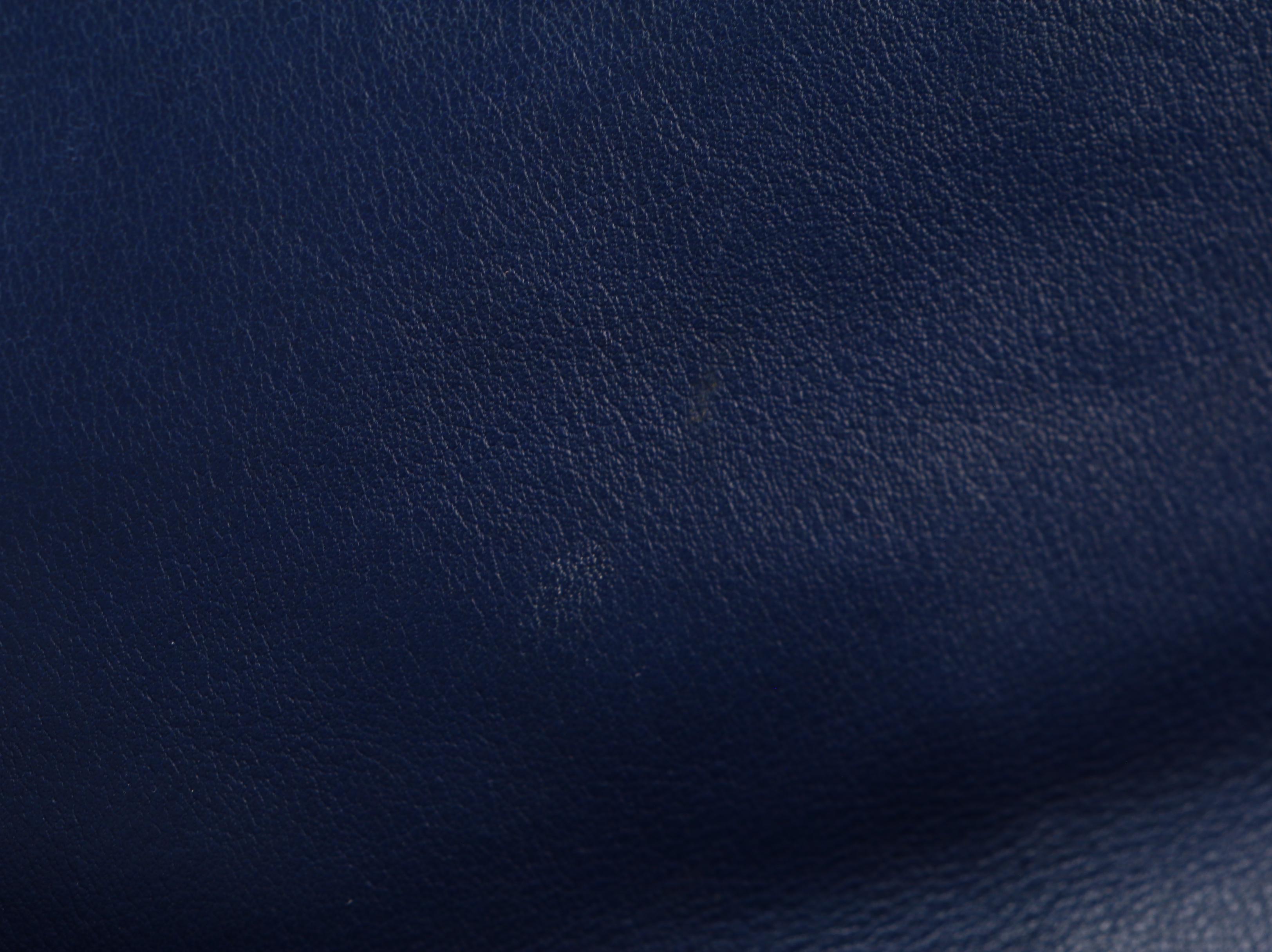 Gucci GG Marmont Shoulder Bag in Cobalt Blue Matelassé Velvet