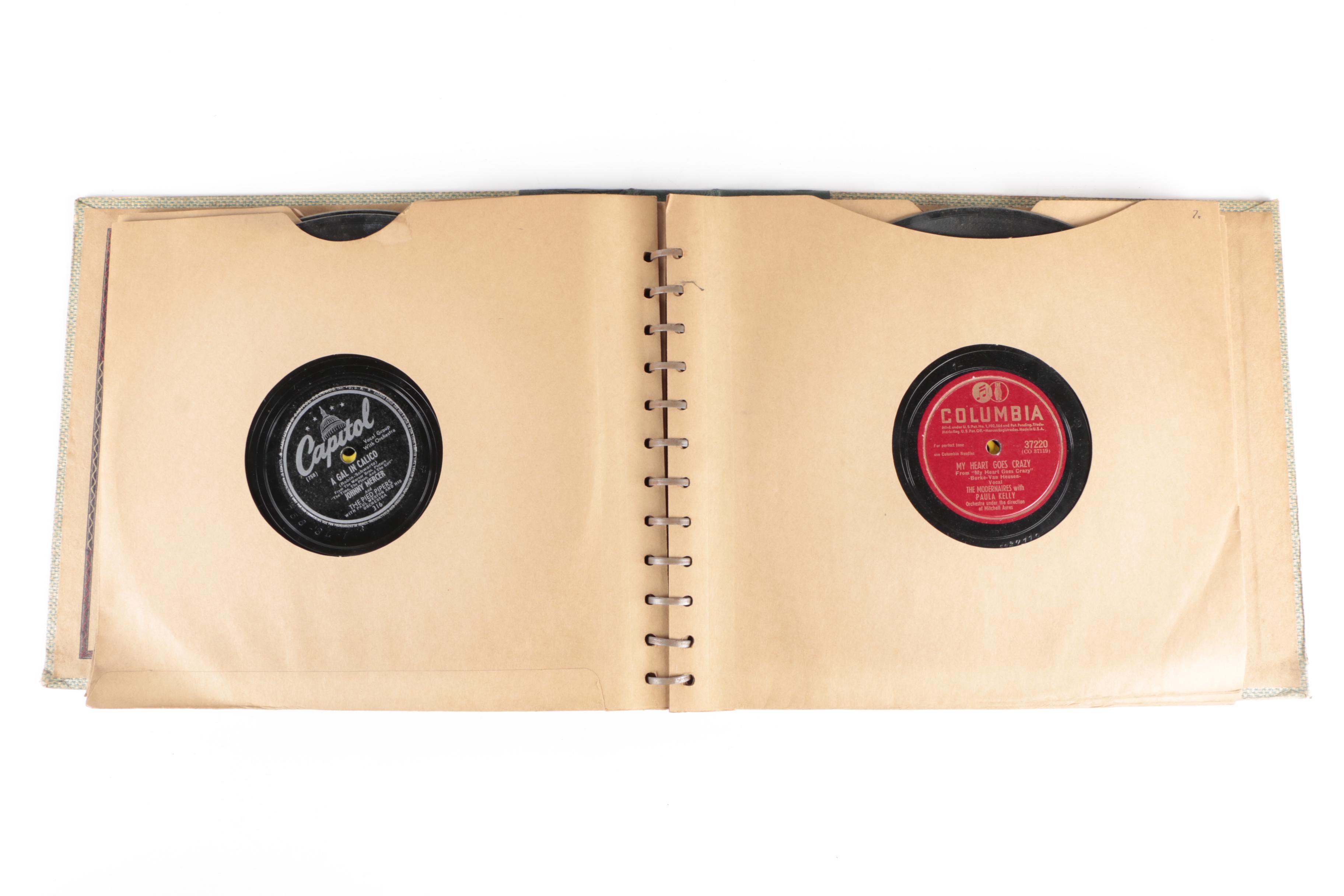 Liberace, Glenn Miller, Bing Crosby, Other Big Band and Popular 78 Records