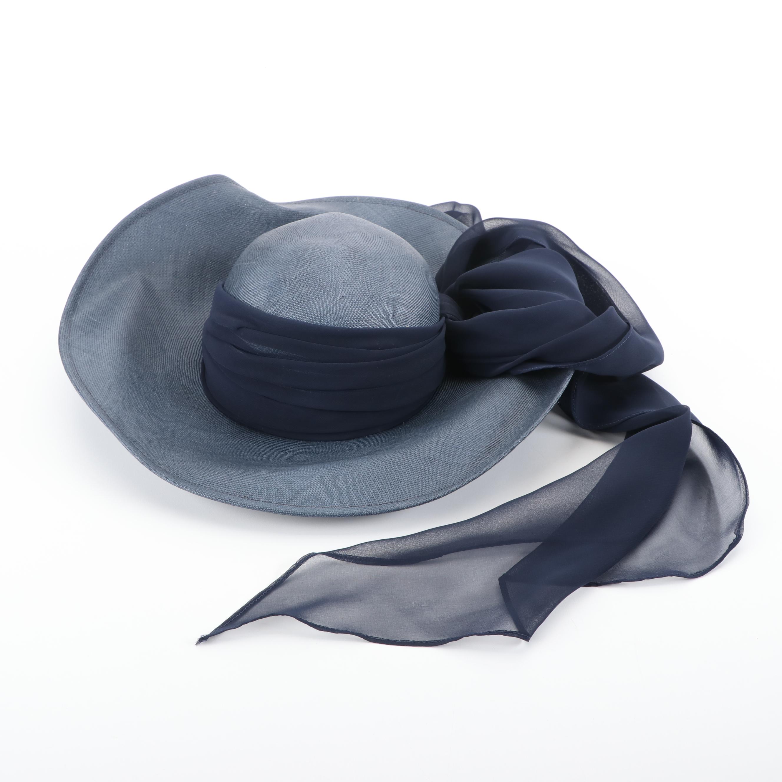 Frank Olive for Saks Fifth Avenue Woven Hat and Brooks Brothers Hat with Box