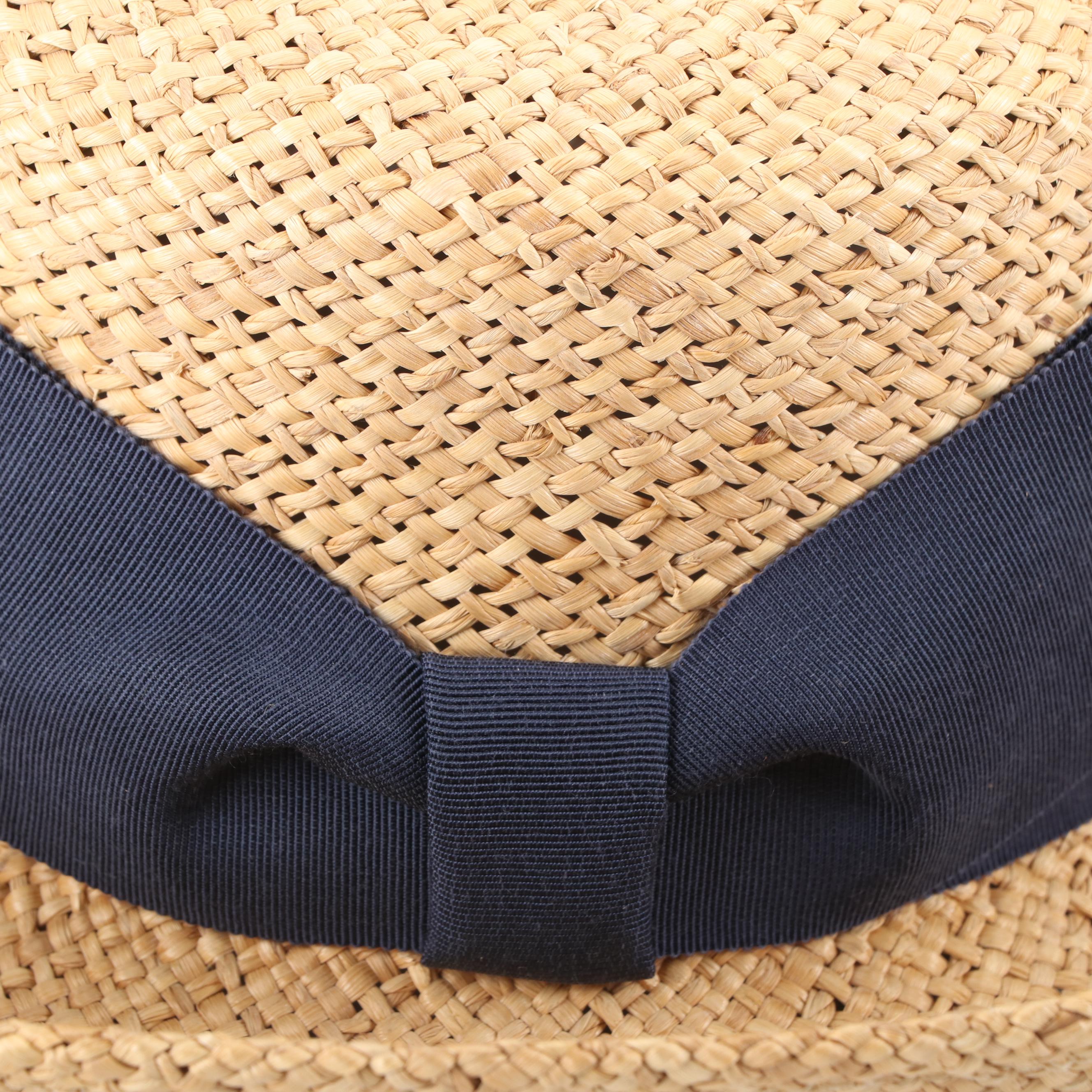 Frank Olive for Saks Fifth Avenue Woven Hat and Brooks Brothers Hat with Box