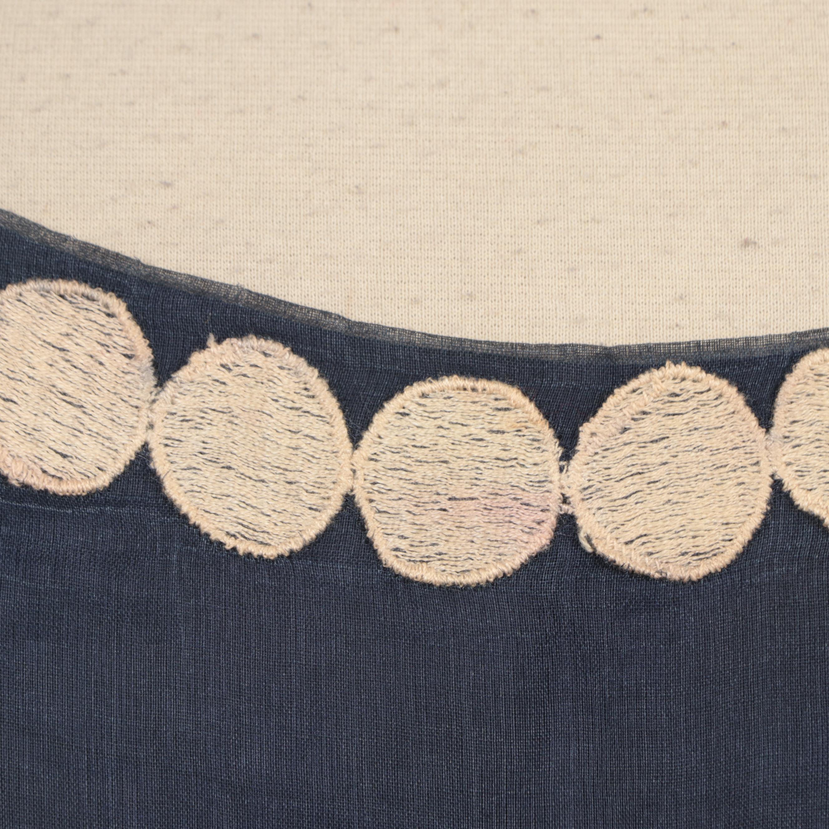 Lang and Other Floral and Dot Embroidered Dresses, Circa 1950s