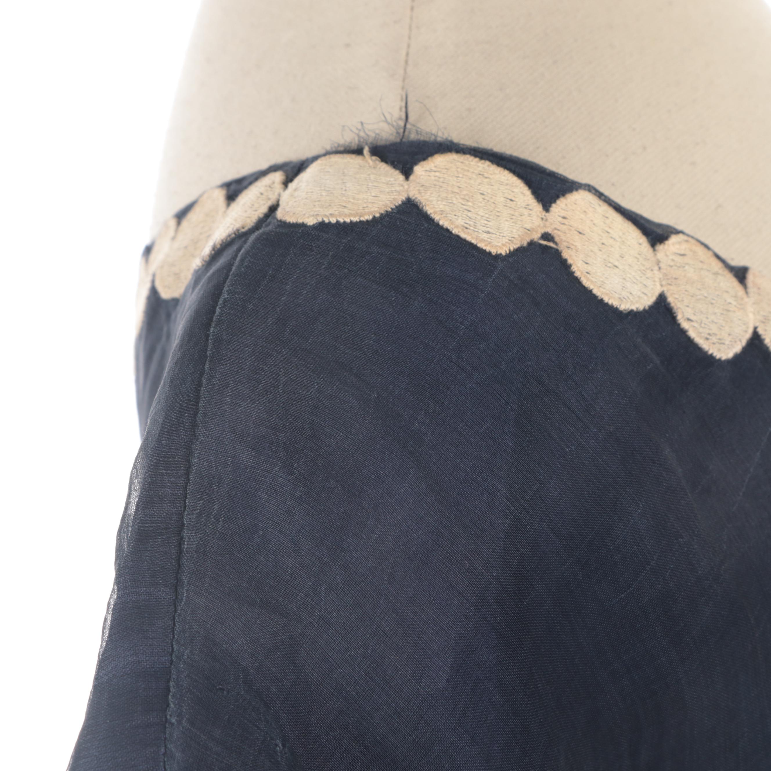 Lang and Other Floral and Dot Embroidered Dresses, Circa 1950s