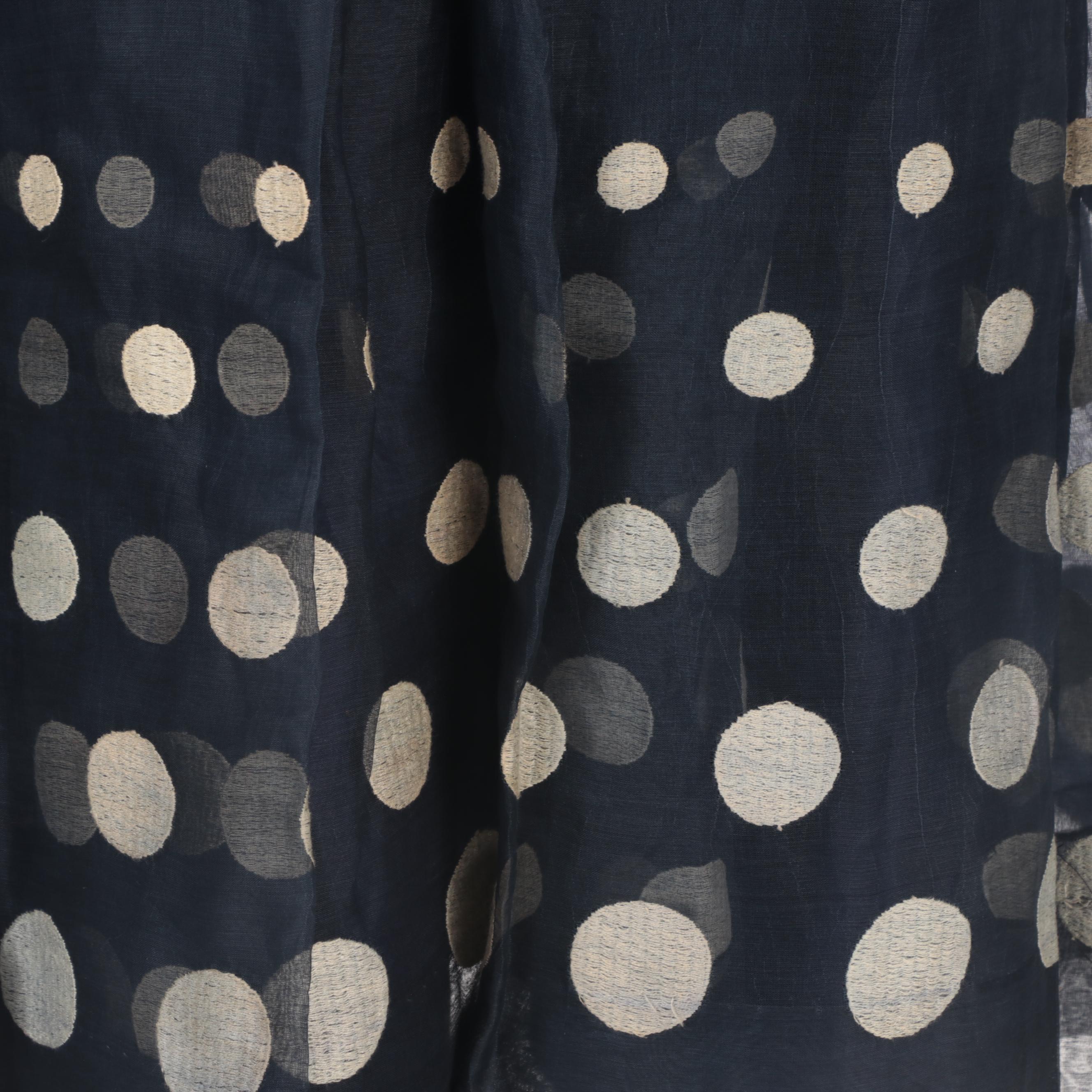 Lang and Other Floral and Dot Embroidered Dresses, Circa 1950s