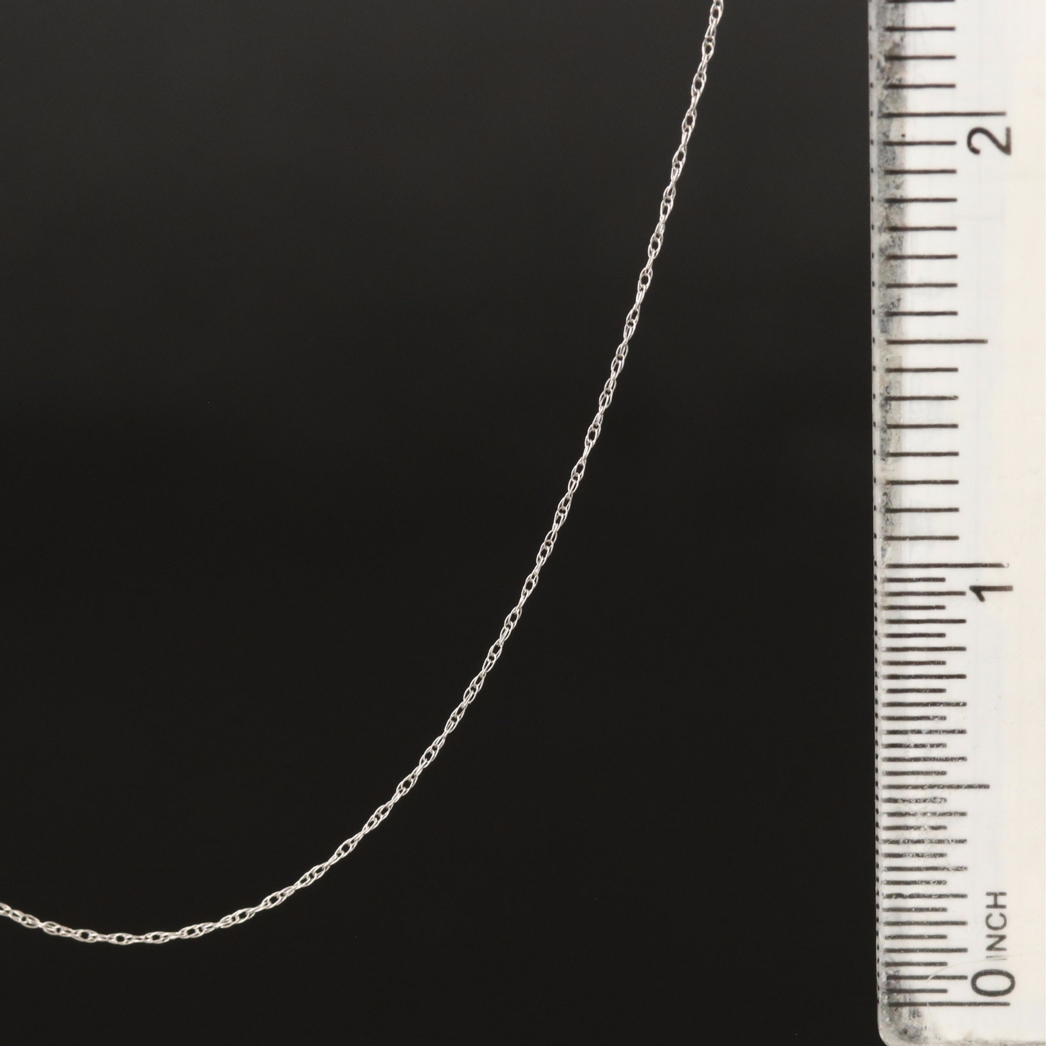 14K Loose Rope Chain Necklace