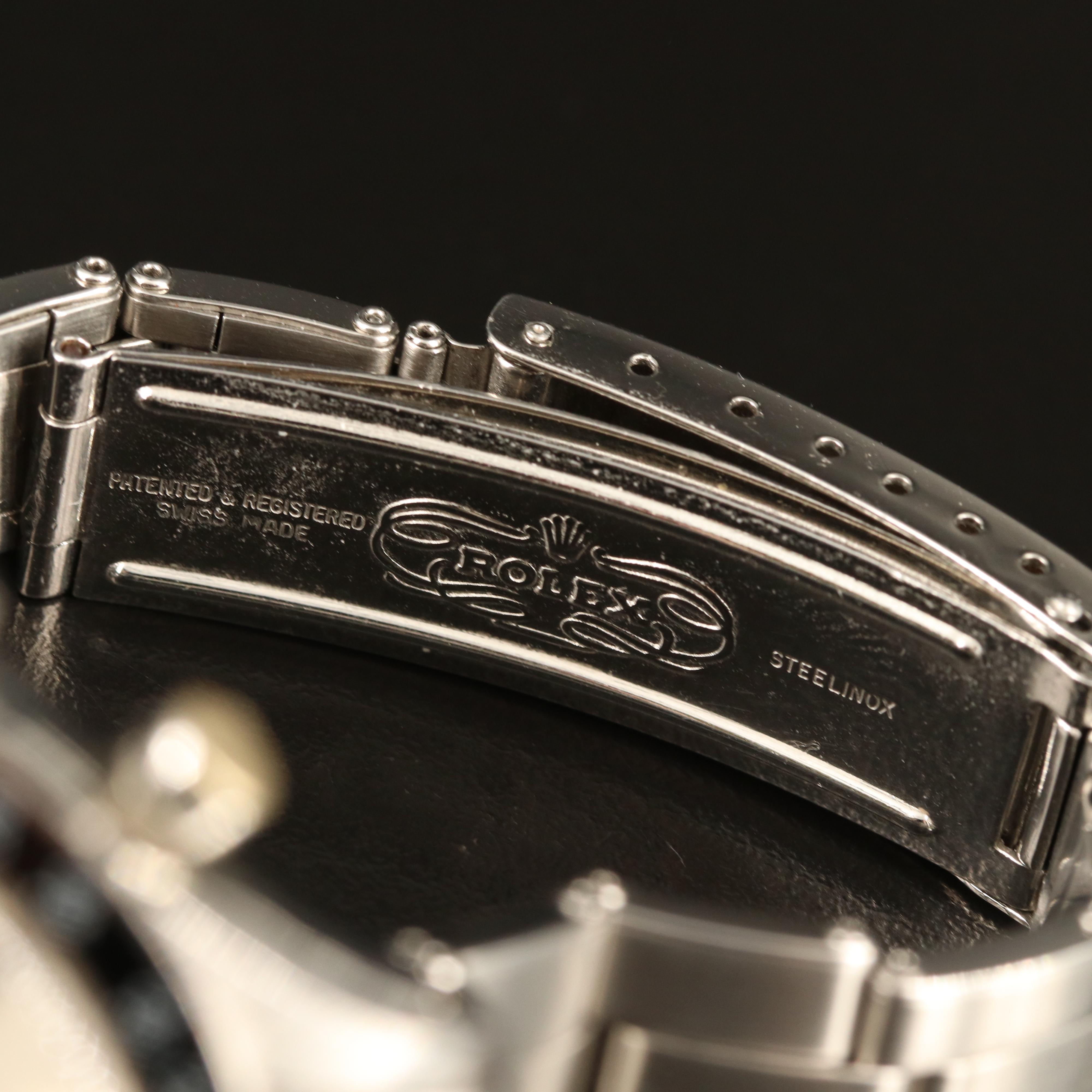 1968 Rolex Cosmograph Daytona 6241 Stainless Steel Stem Wind Watch