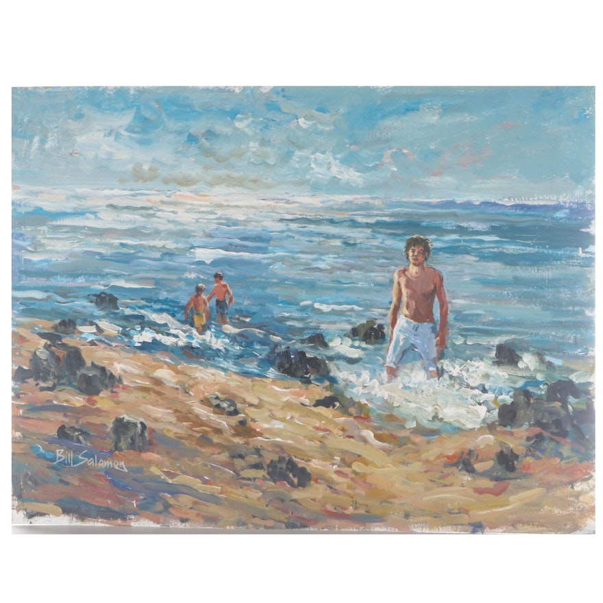 Bill Salamon Oil Painting "Summer Days"