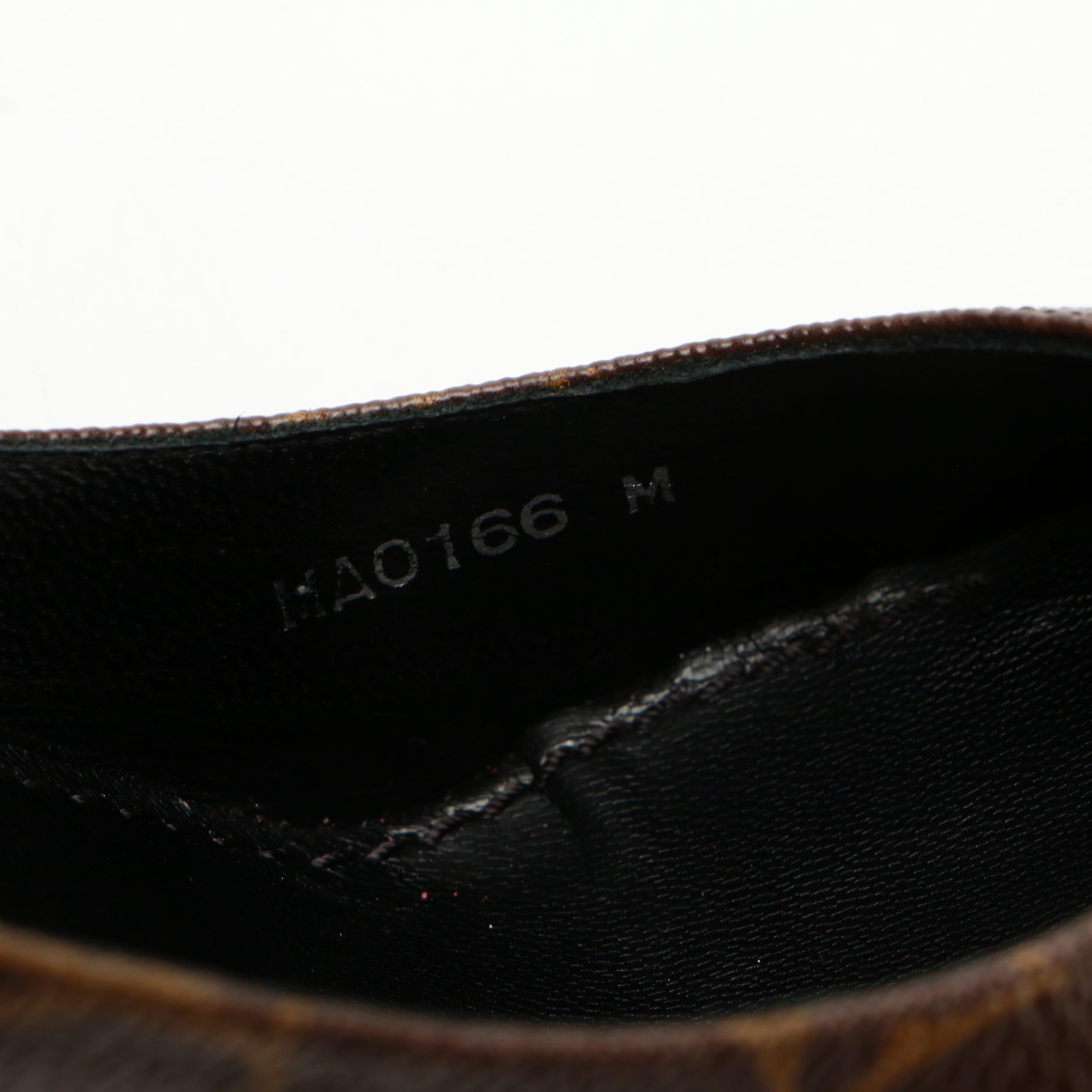 Louis Vuitton Fetish Pumps in Monogram Canvas and Black Patent Leather with Box