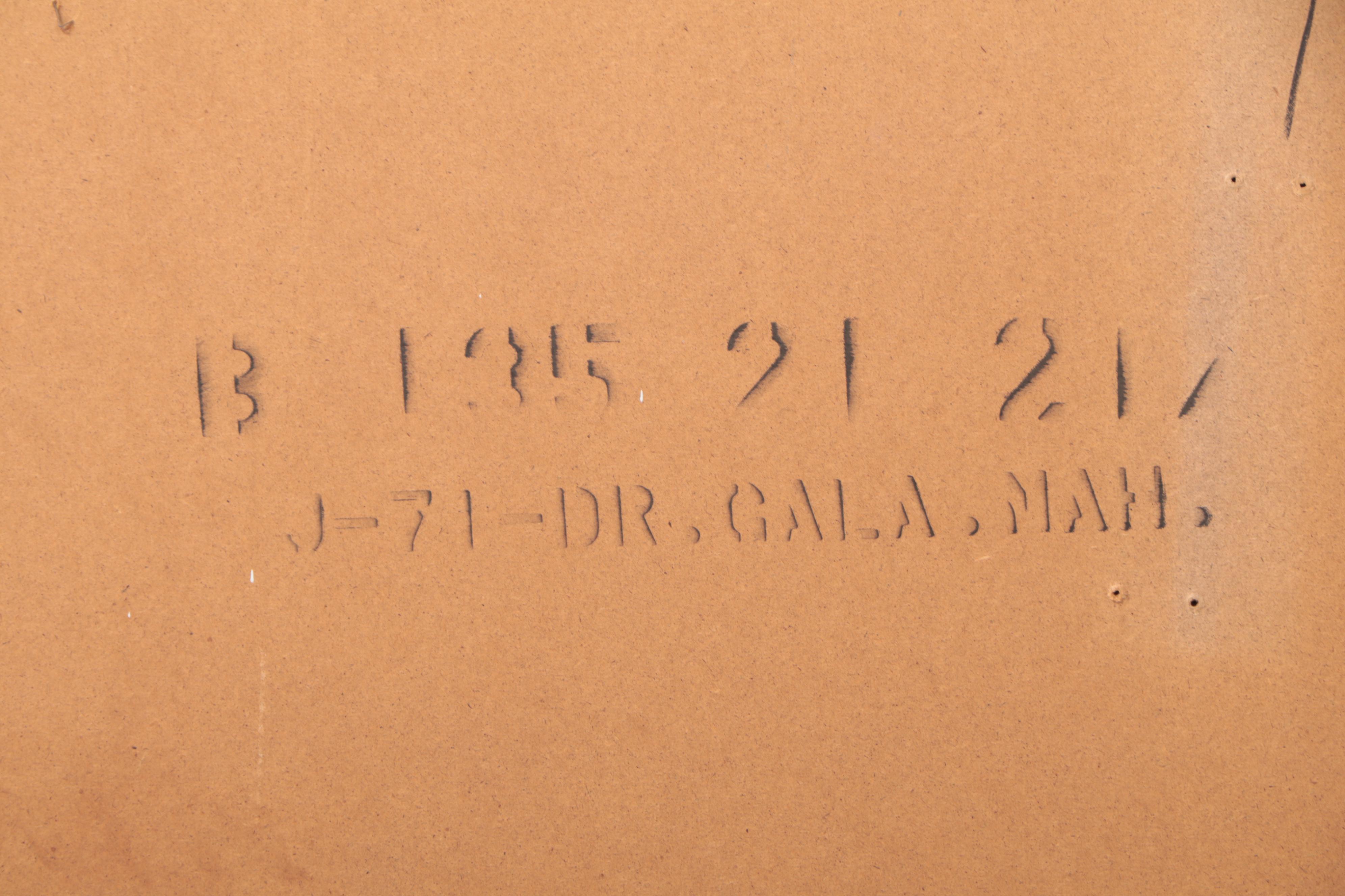 Bassett "Gala" Mid Century Modern Mahogany Six-Drawer Dresser and Nightstand