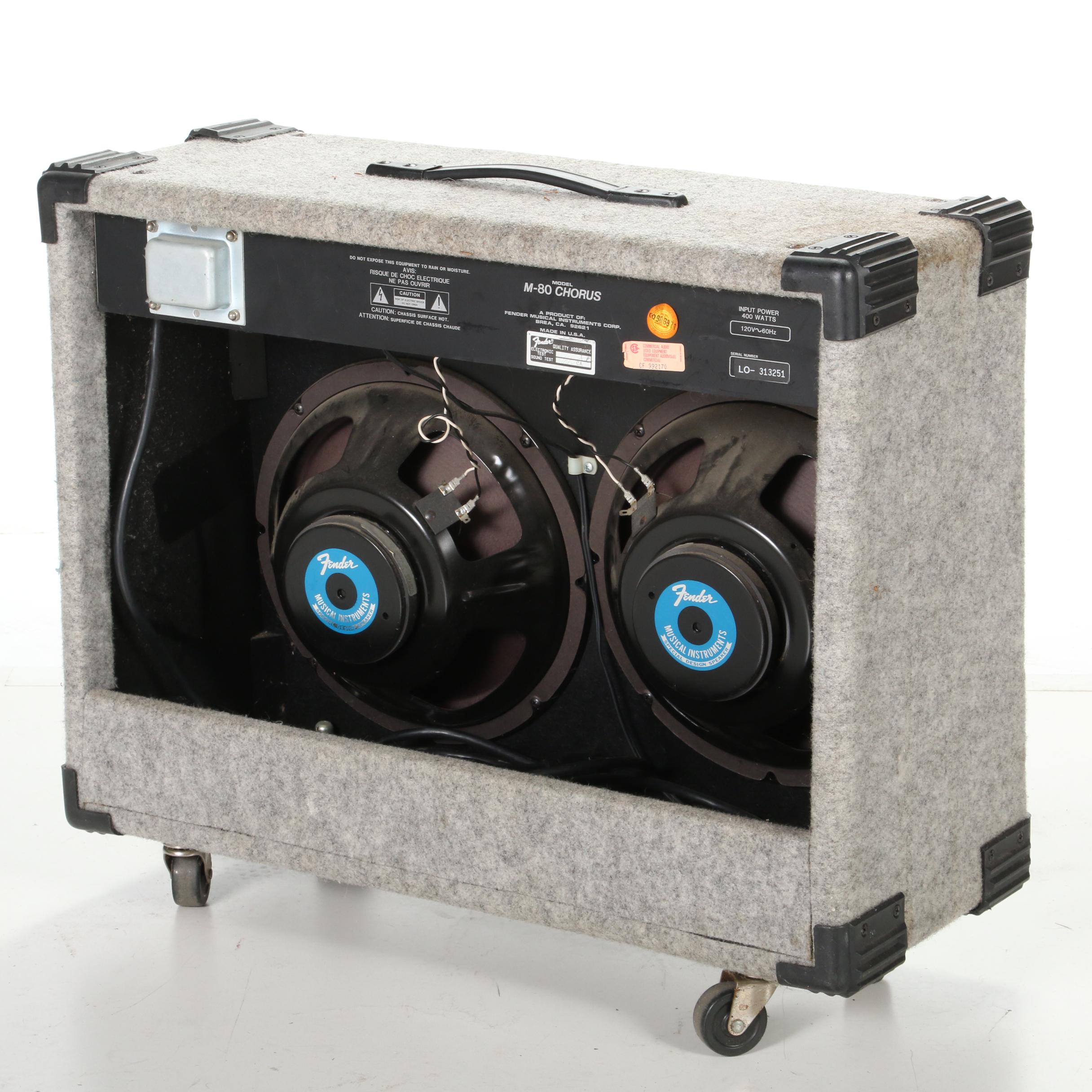 Fender M-80 Chorus Solid State Guitar Amplifier